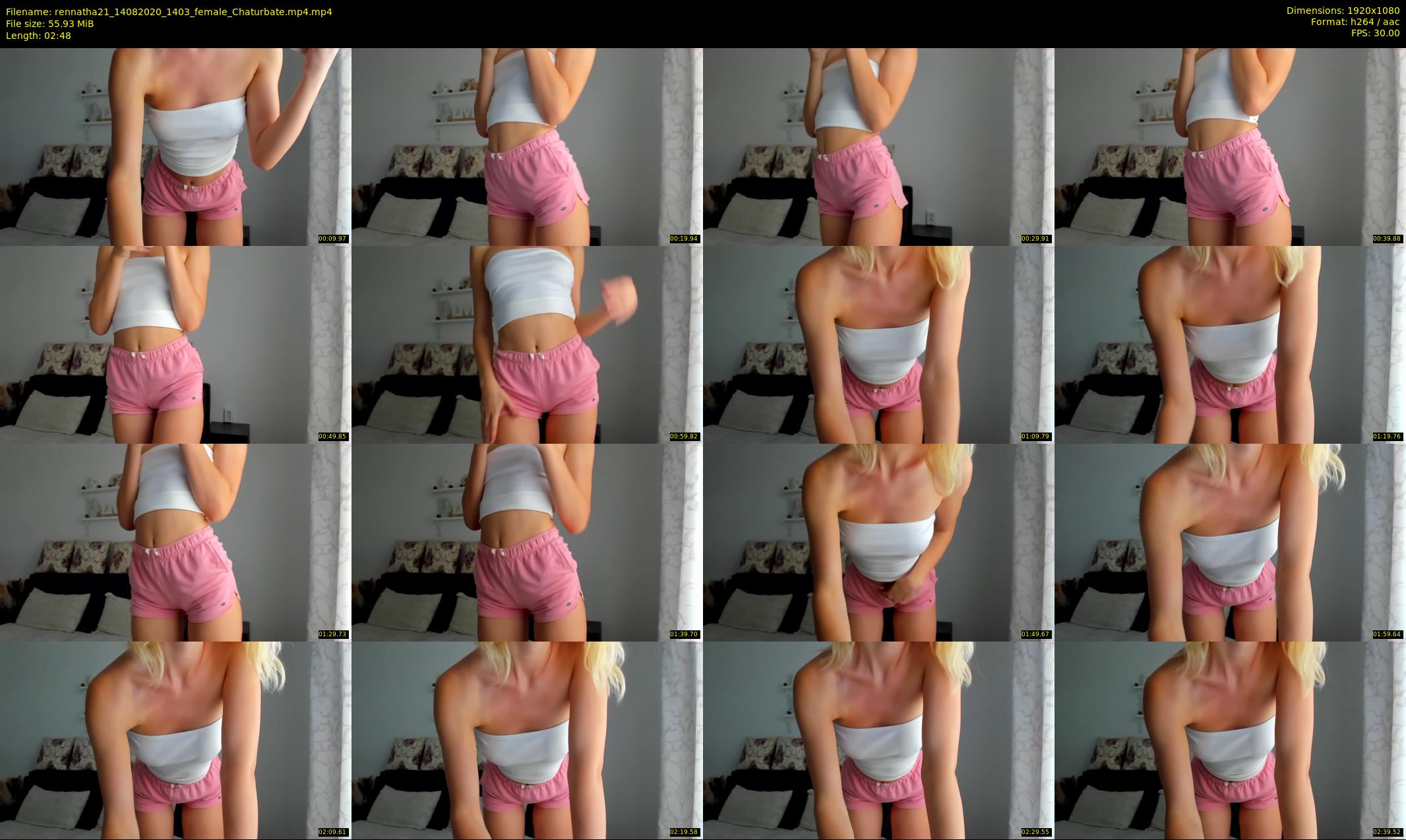 rennatha21 — 3 minute Chaturbate female cam show recording, 1080p, Aug 14, 2020