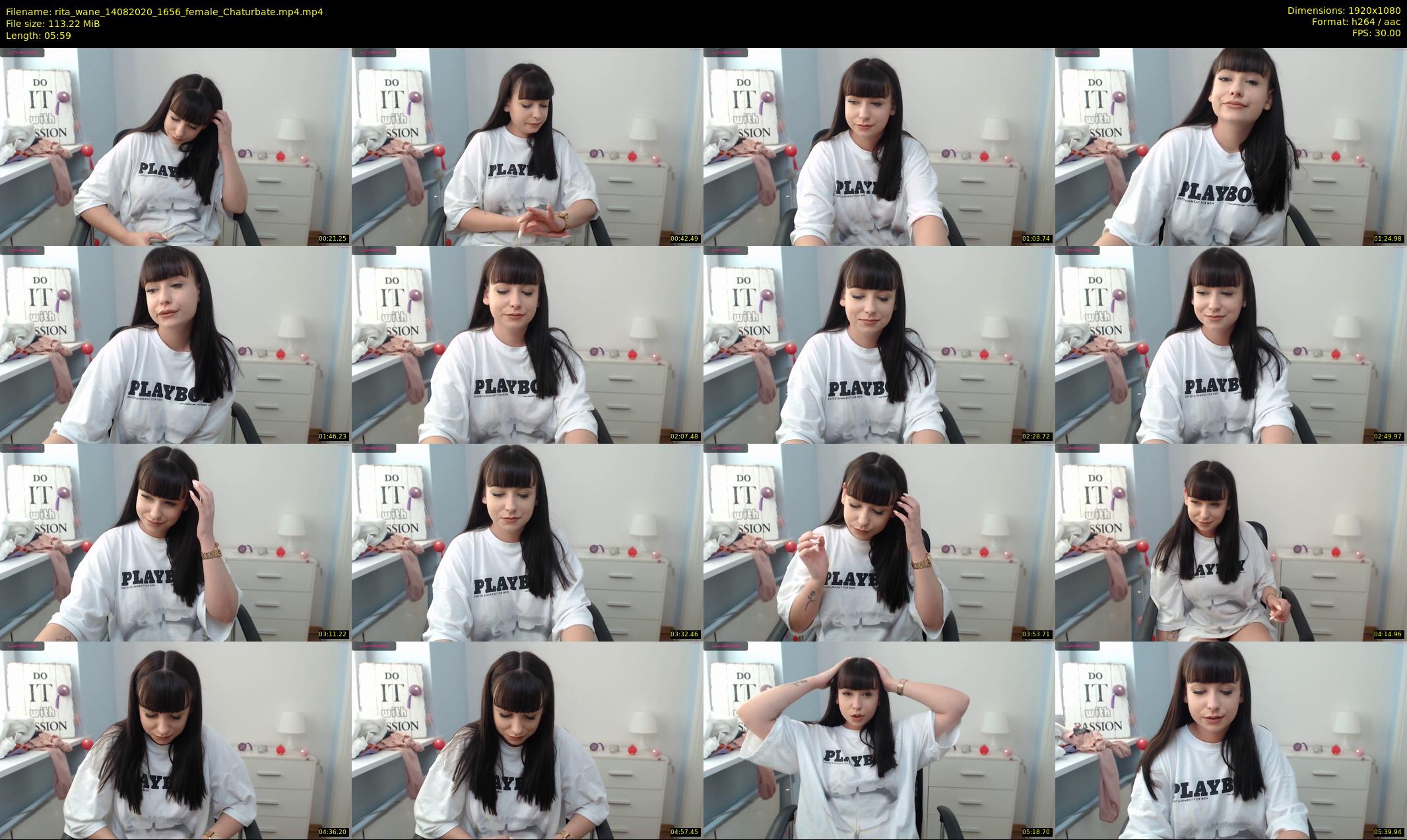 rita_wane — 6 minute Chaturbate female cam show recording, 1080p, Aug 14, 2020