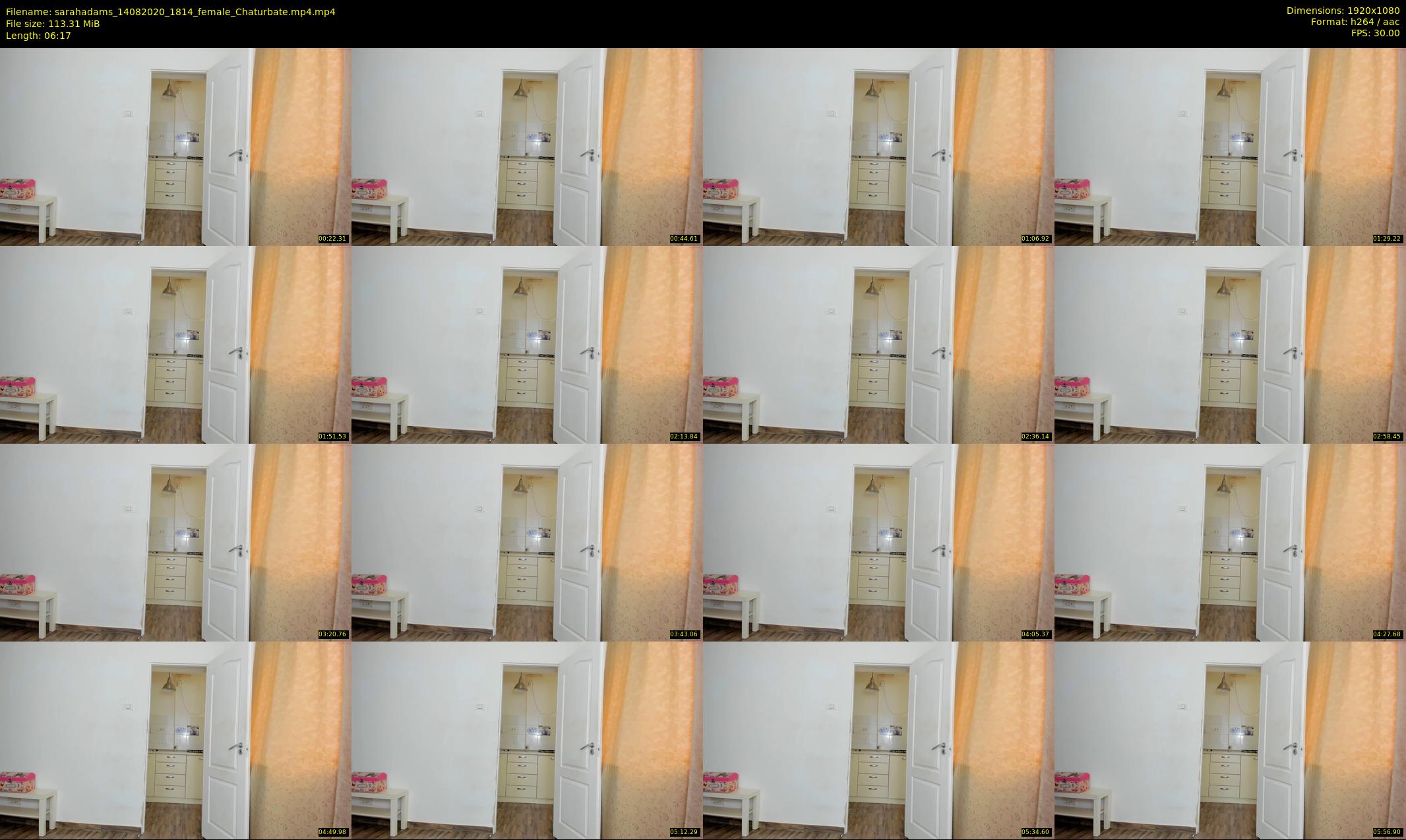 sarahadams — 7 minute Chaturbate female cam show recording, 1080p, Aug 14, 2020
