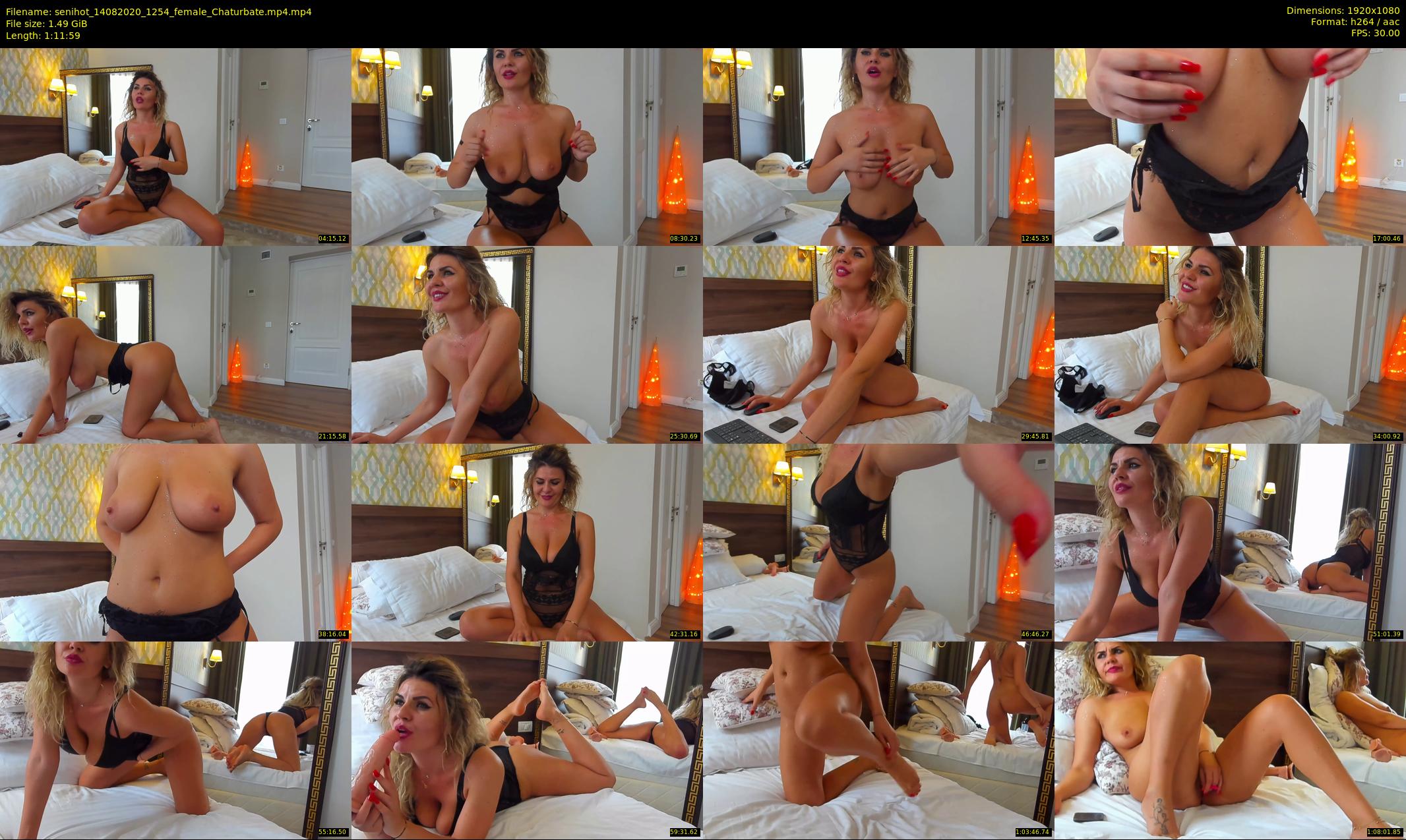 senihot — 72 minute Chaturbate female cam show recording, 1080p, Aug 14, 2020