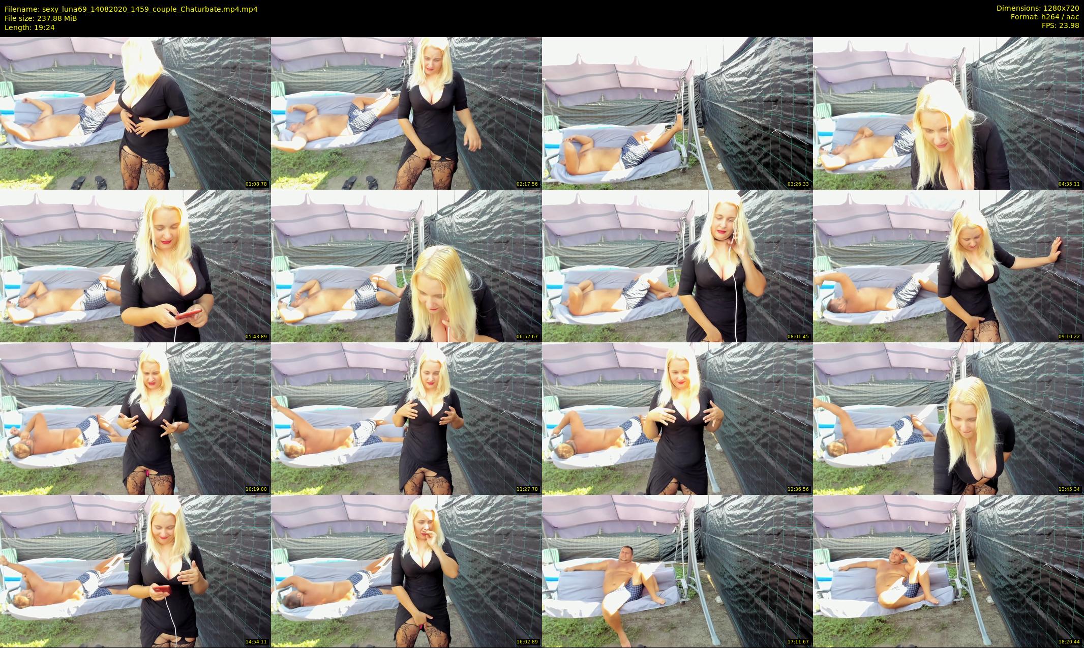 sexy_luna69 — 20 minute Chaturbate couple cam show recording, 720p, Aug 14, 2020
