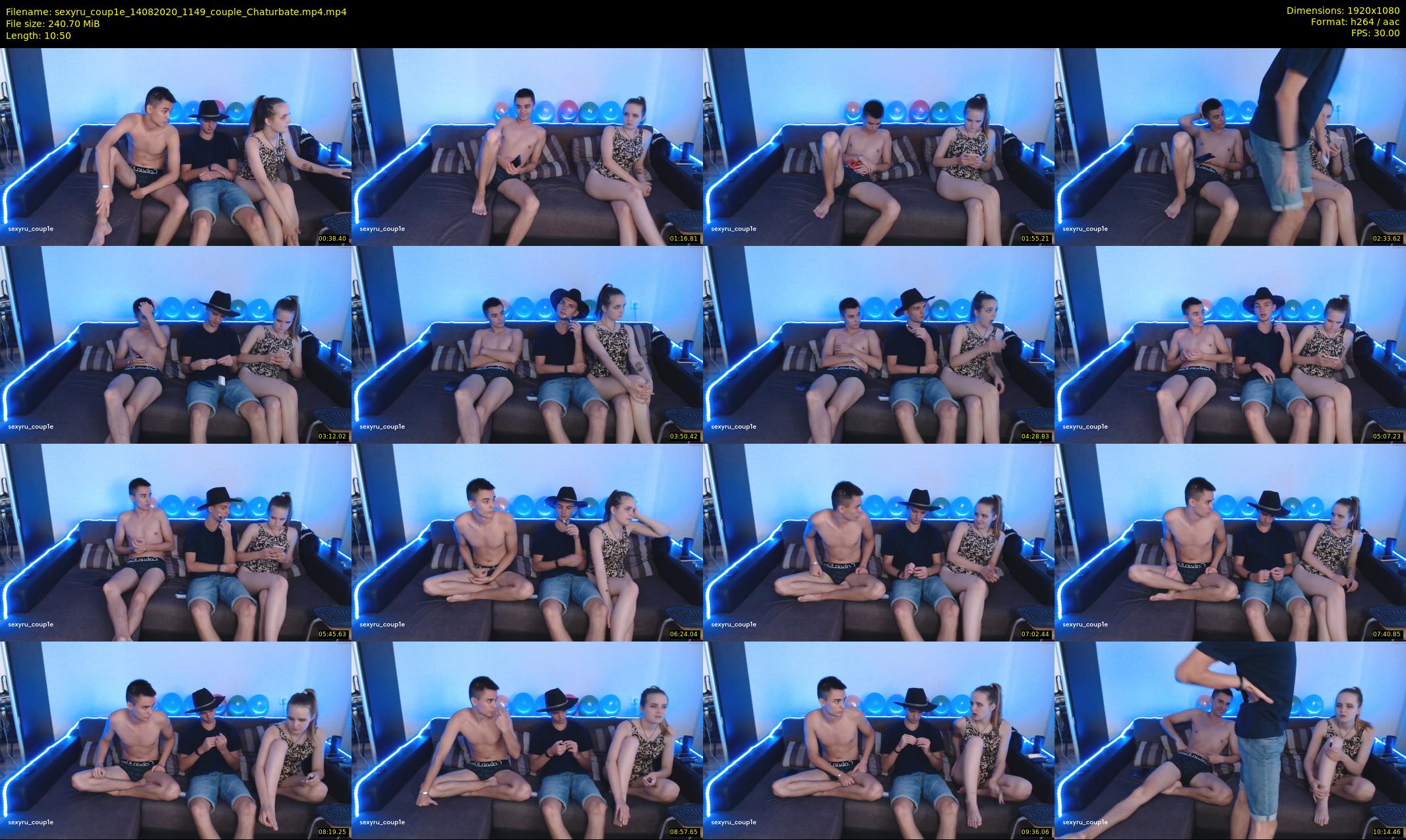 sexyru_coup1e — 11 minute Chaturbate couple cam show recording, 1080p, Aug 14, 2020