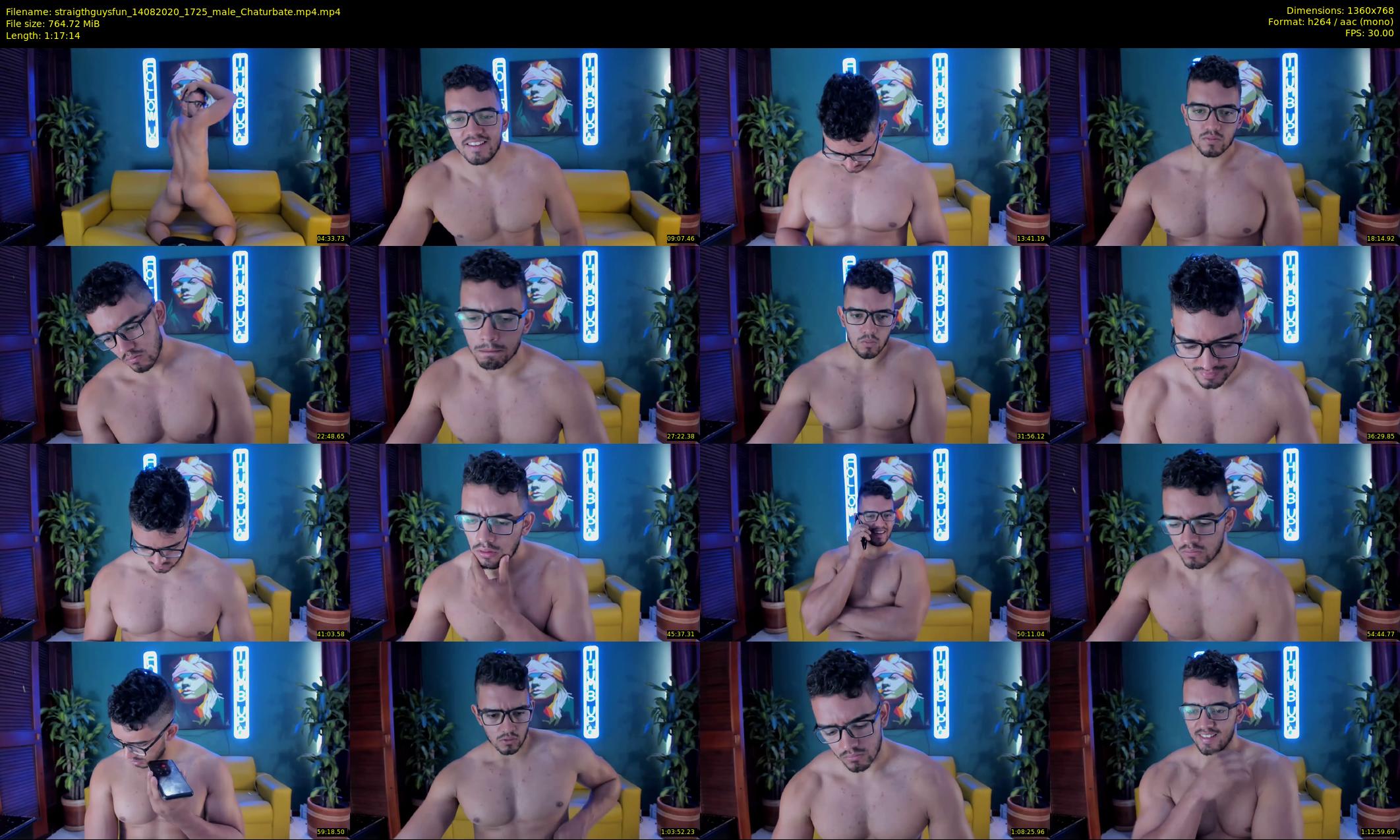 straigthguysfun — 78 minute Chaturbate male cam show recording, 720p, Aug 14, 2020