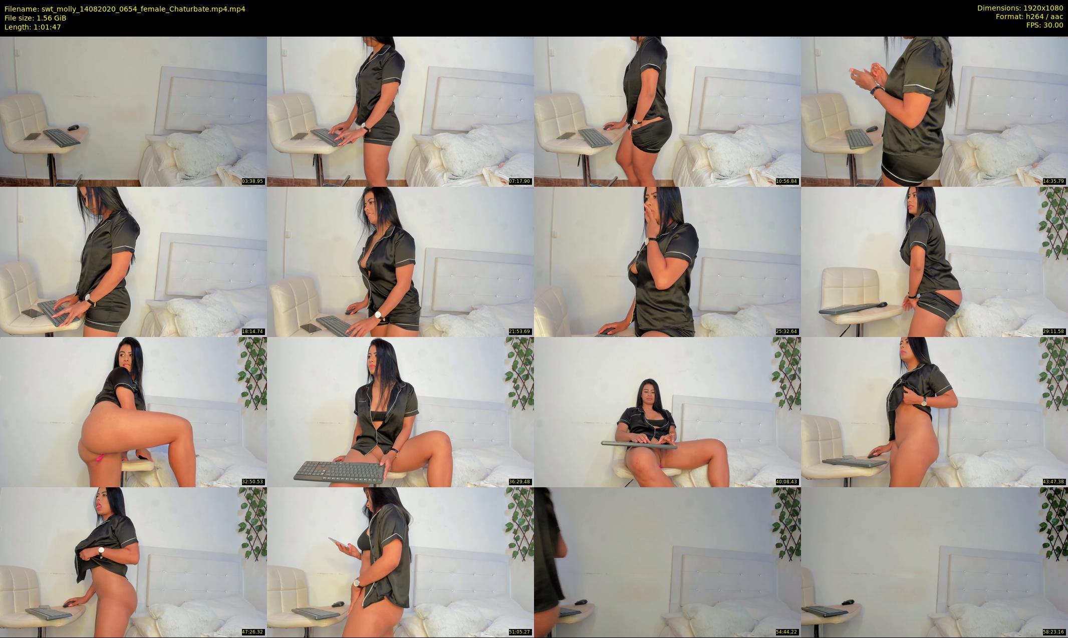swt_molly — 62 minute Chaturbate female cam show recording, 1080p, Aug 14, 2020