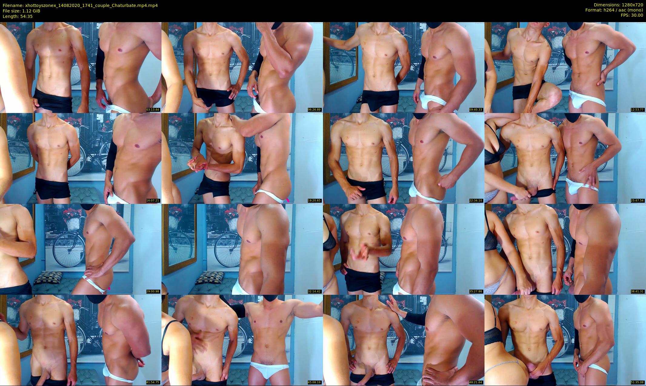 xhottoyszonex — 55 minute Chaturbate couple cam show recording, 720p, Aug 14, 2020