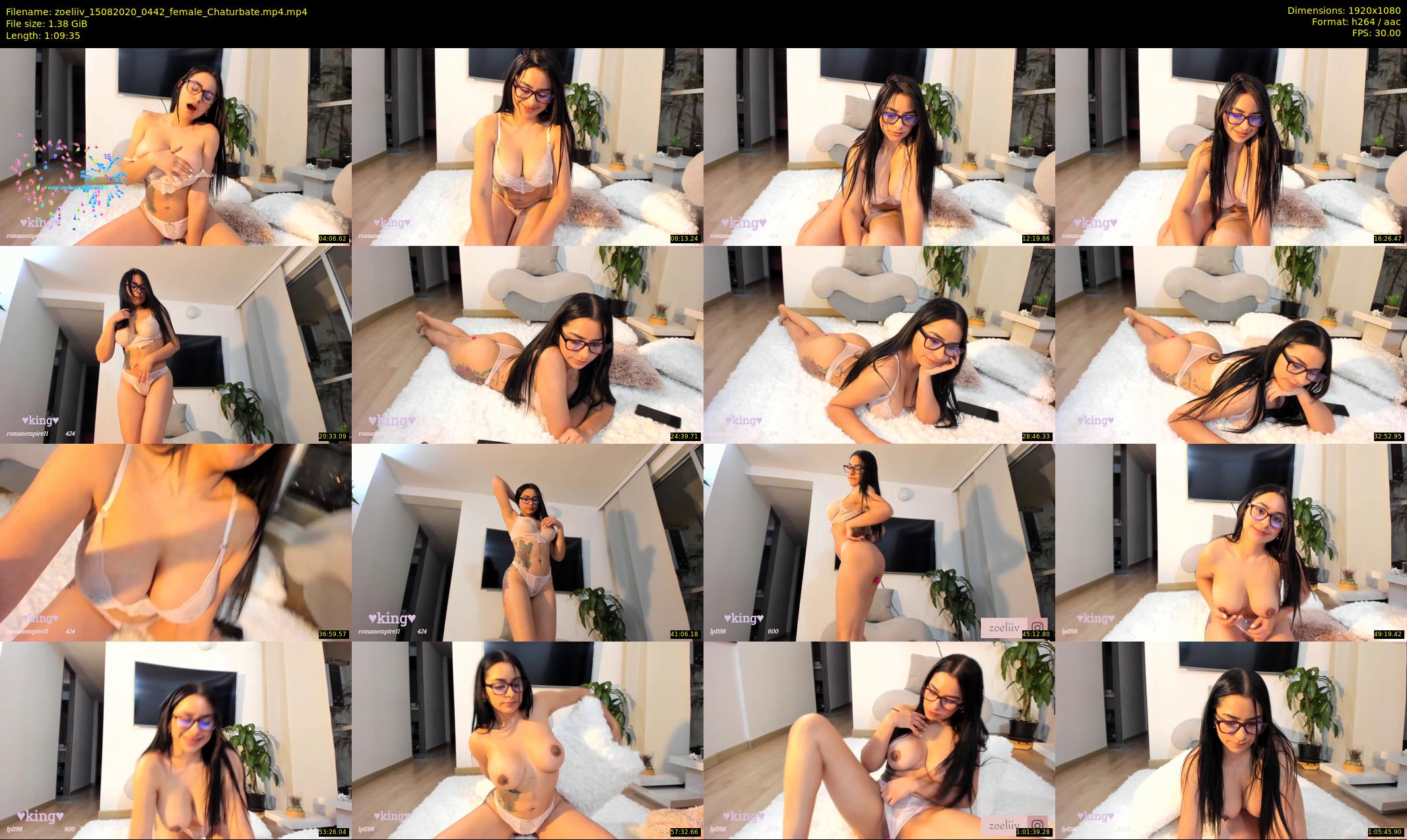 zoeliiv — 70 minute Chaturbate female cam show recording, 1080p, Aug 15, 2020