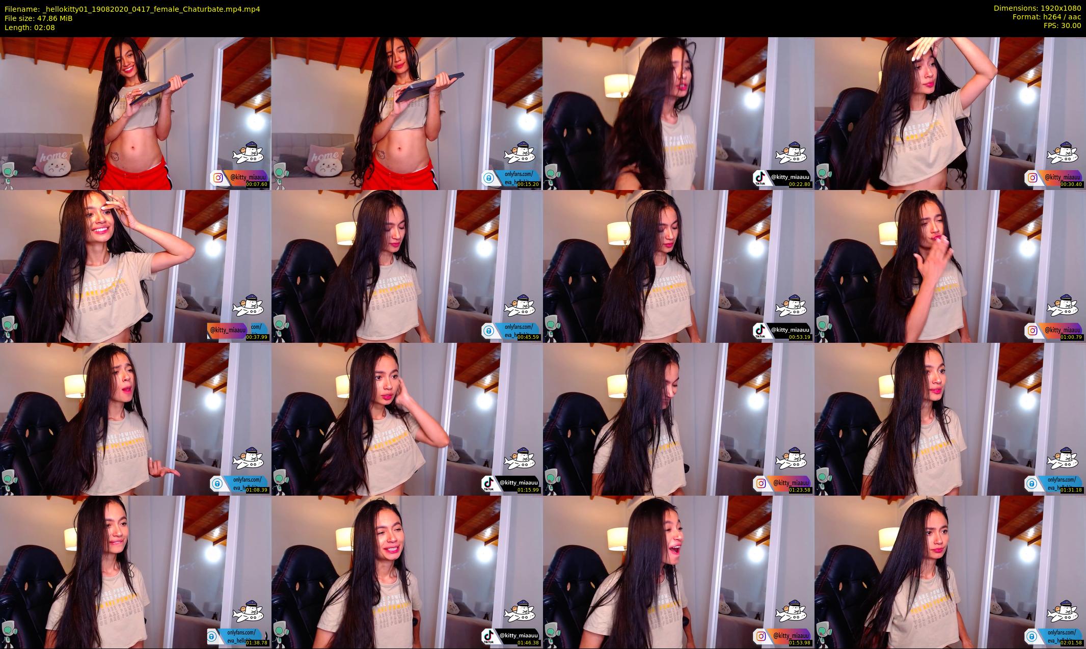 _hellokitty01 — 3 minute Chaturbate female cam show recording, 1080p, Aug 19, 2020