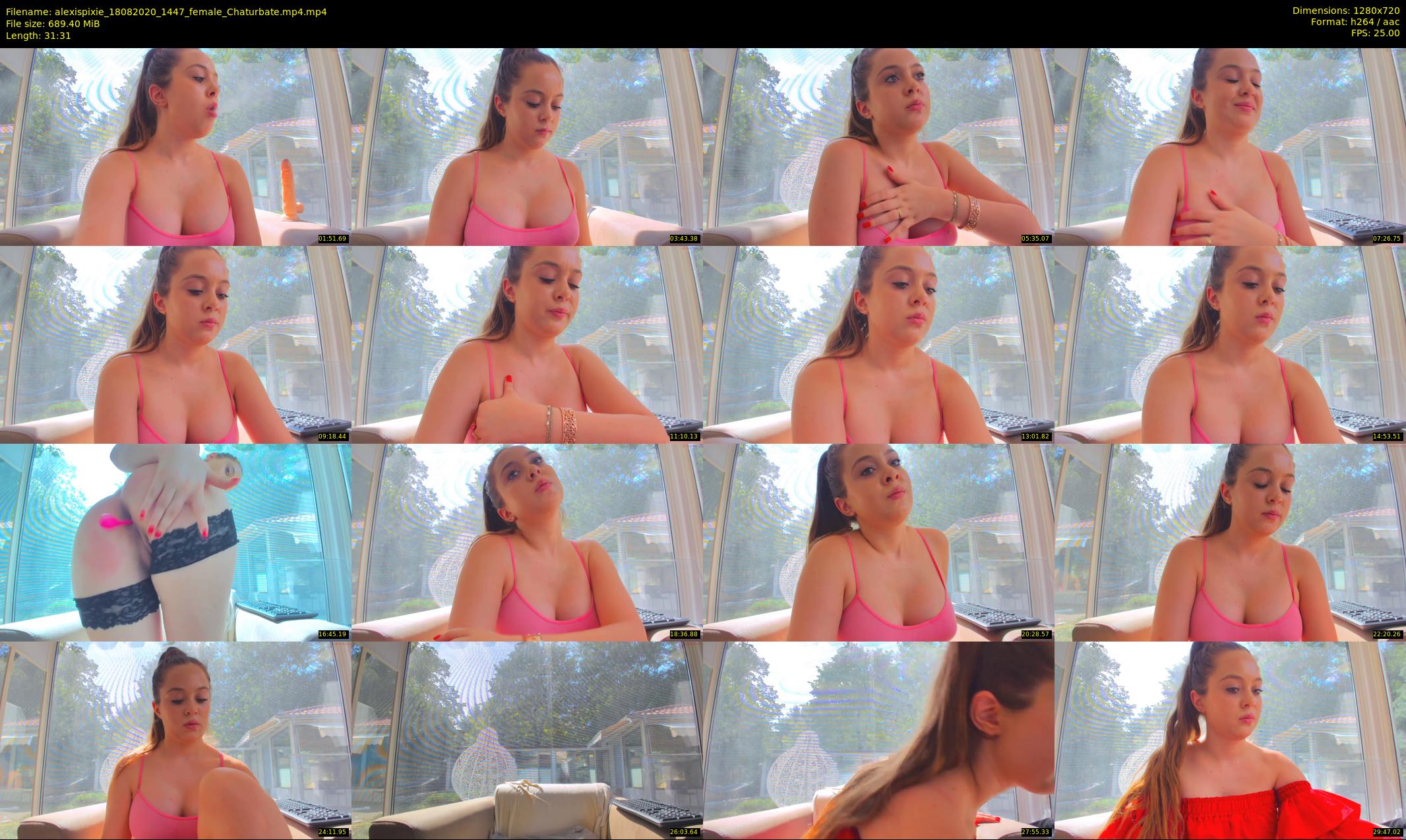 alexispixie — 32 minute Chaturbate female cam show recording, 720p, Aug 18, 2020