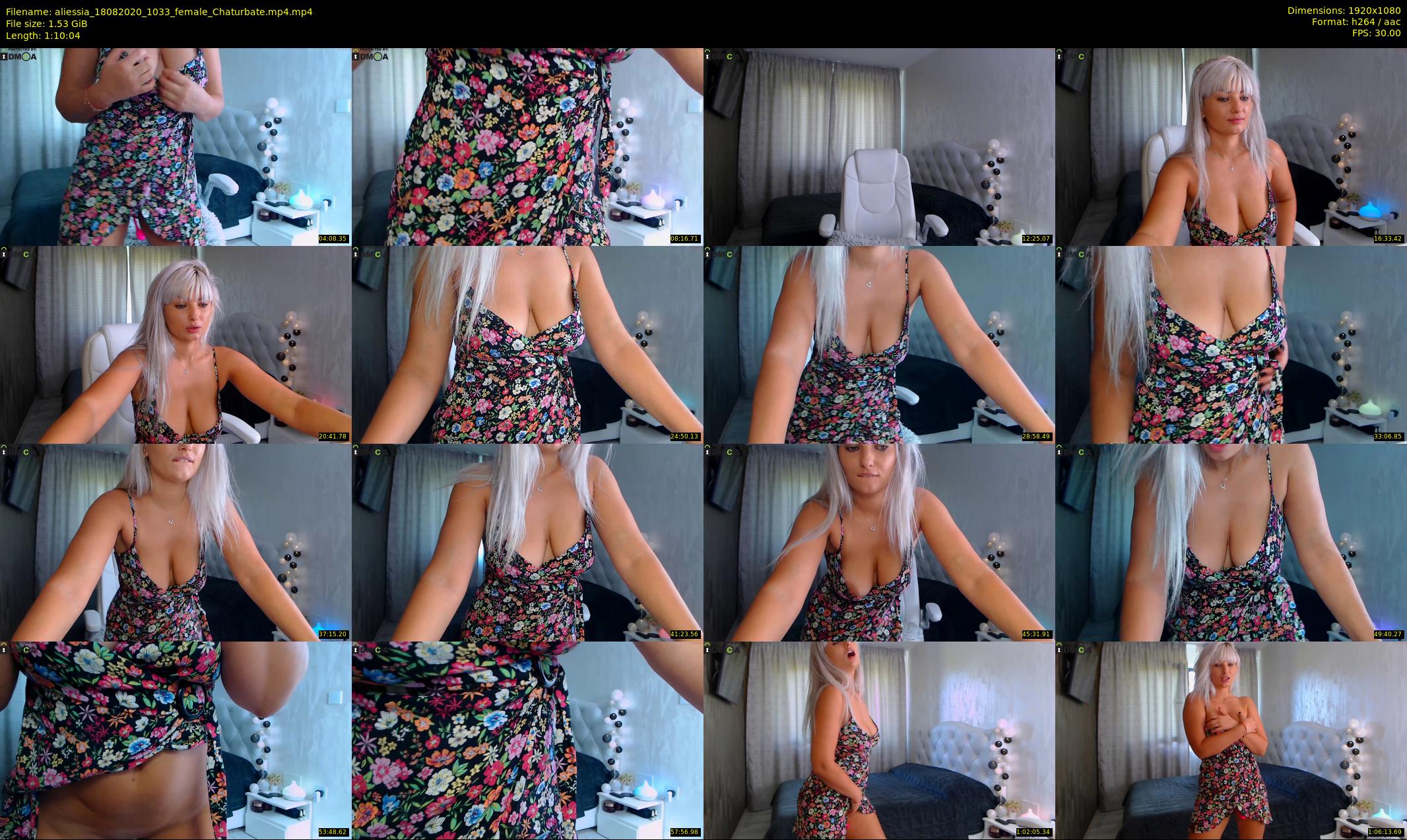 aliessia — 71 minute Chaturbate female cam show recording, 1080p, Aug 18, 2020