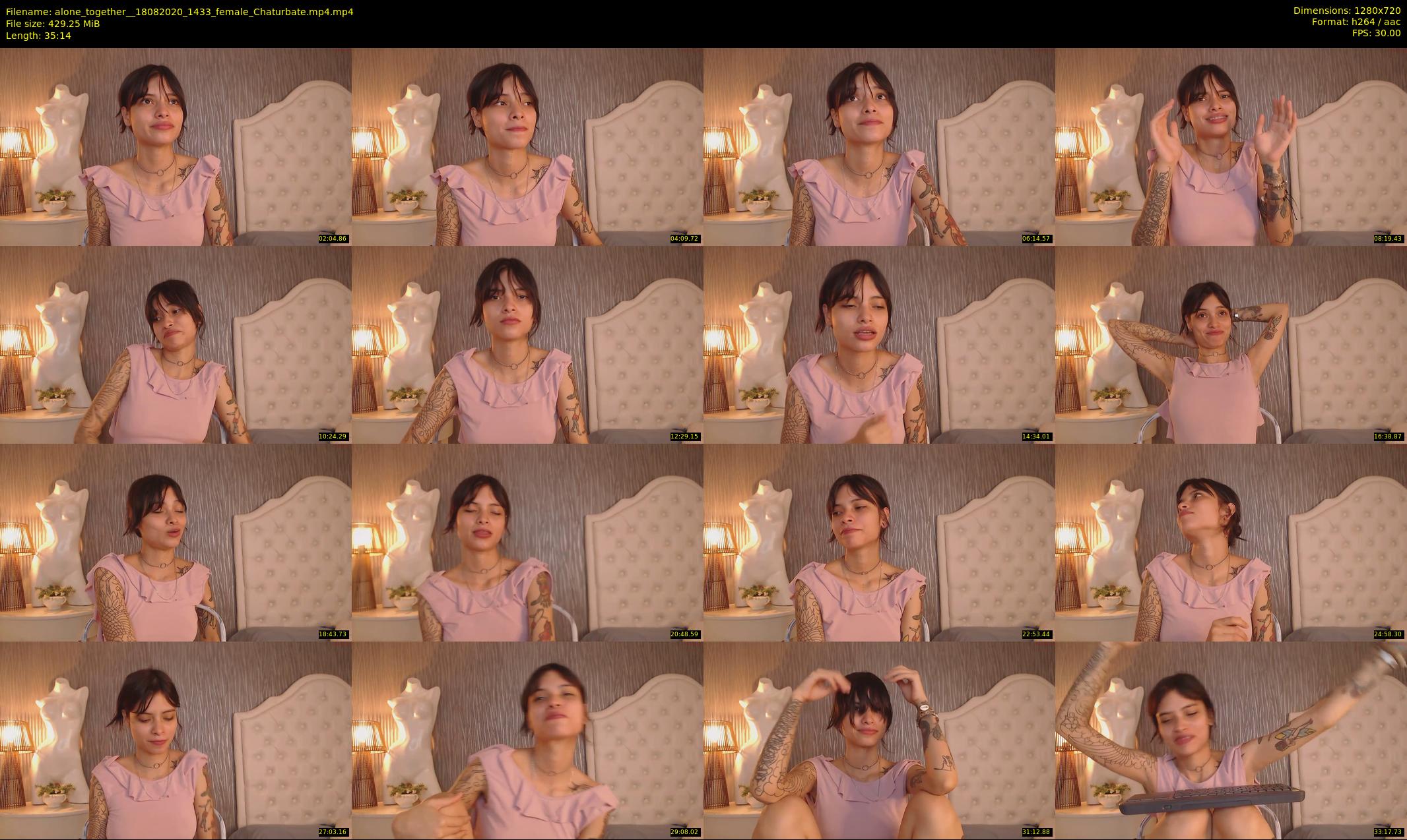 alone_together_ — 36 minute Chaturbate female cam show recording, 720p, Aug 18, 2020