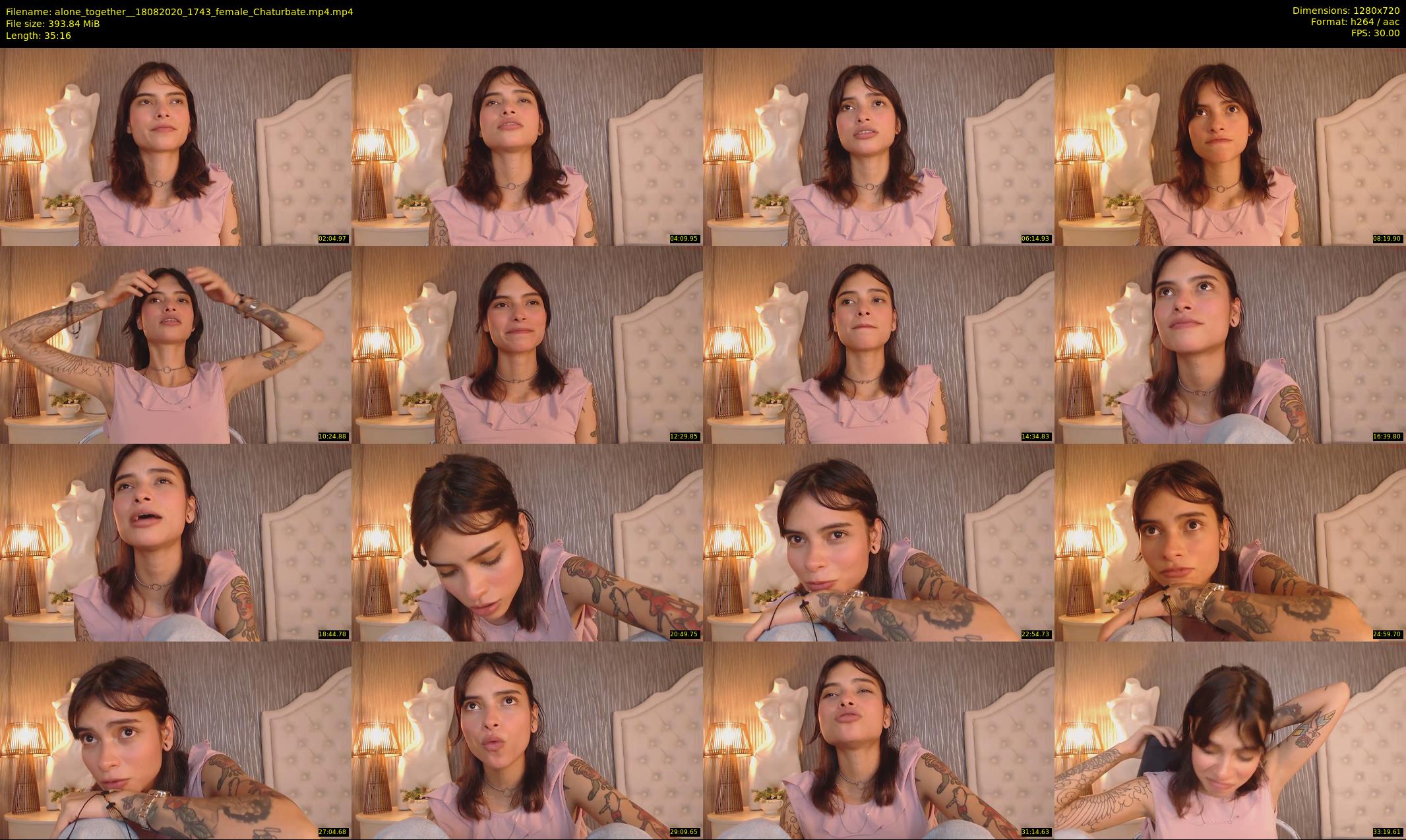 alone_together_ — 36 minute Chaturbate female cam show recording, 720p, Aug 18, 2020