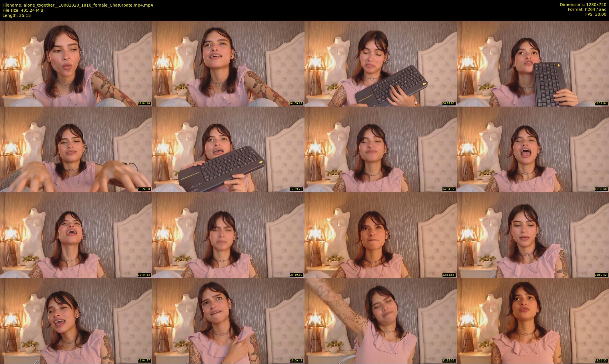 alone_together_ — 36 minute Chaturbate female cam show recording, 720p, Aug 18, 2020