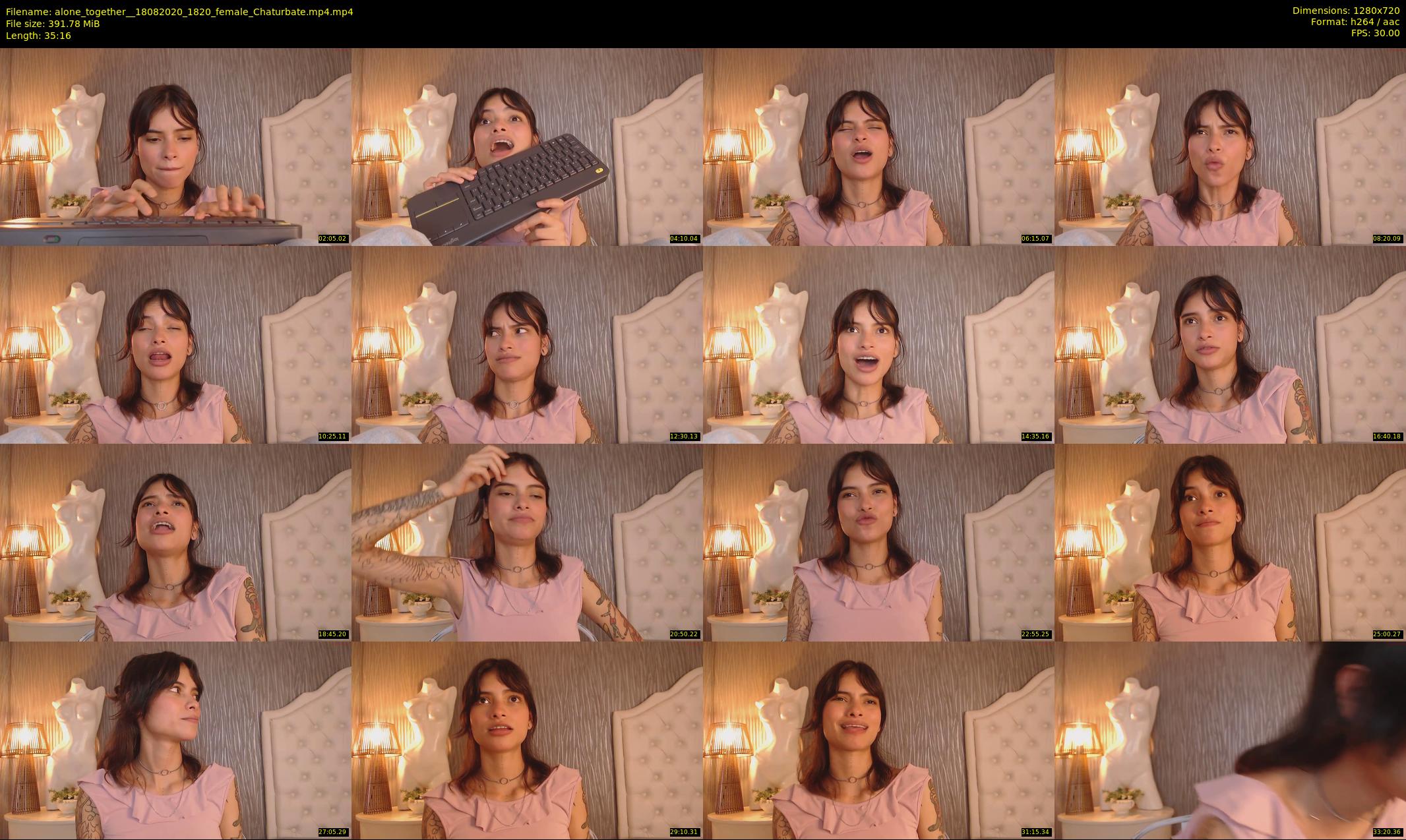 alone_together_ — 36 minute Chaturbate female cam show recording, 720p, Aug 18, 2020
