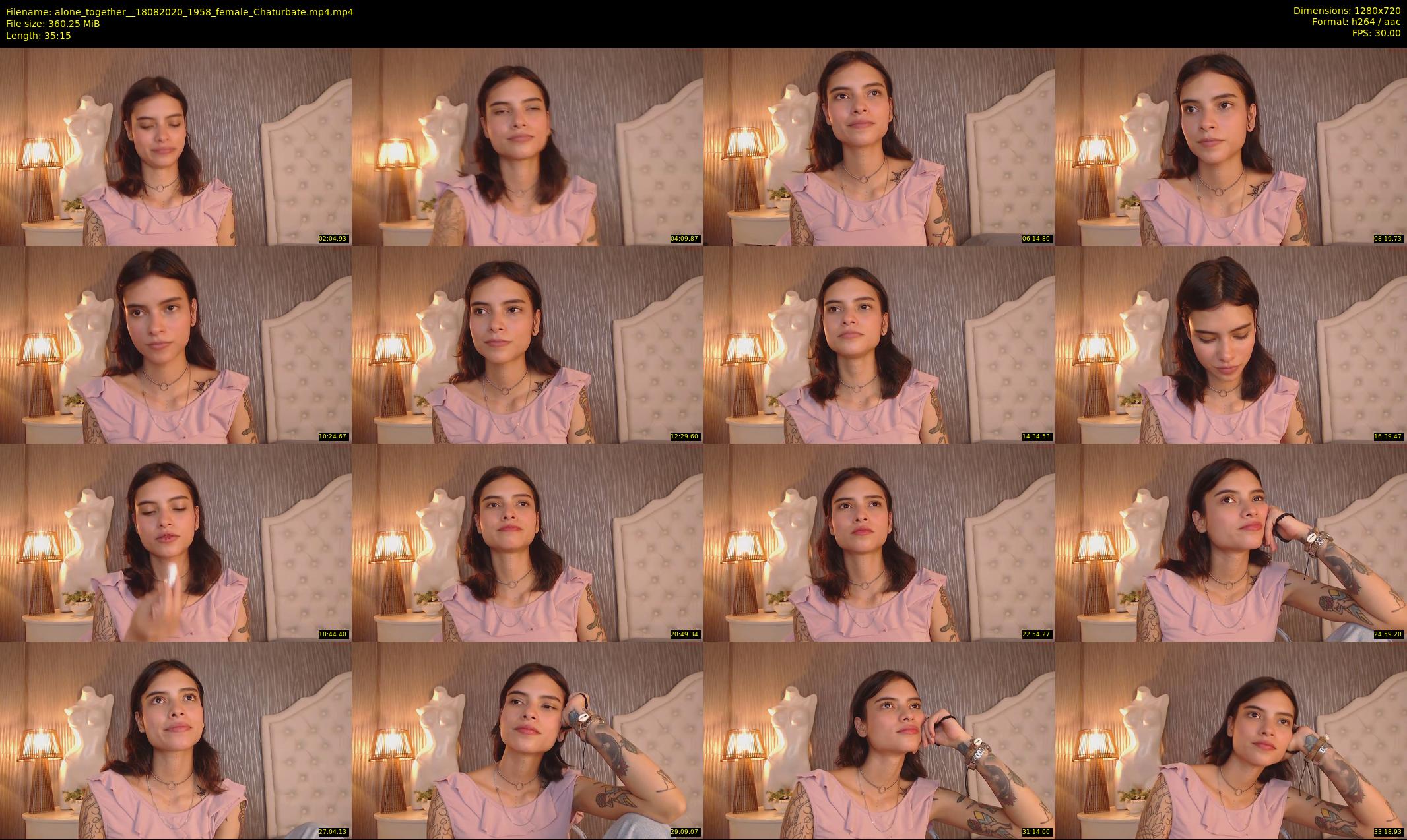 alone_together_ — 36 minute Chaturbate female cam show recording, 720p, Aug 18, 2020