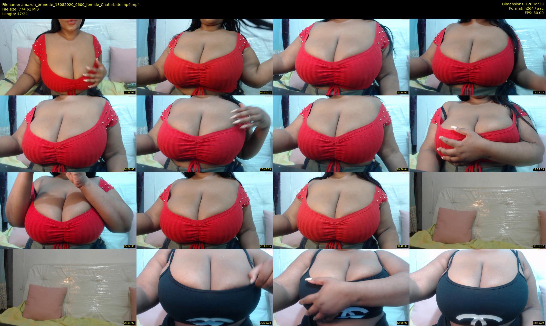 amazon_brunette — 48 minute Chaturbate female cam show recording, 720p, Aug 18, 2020