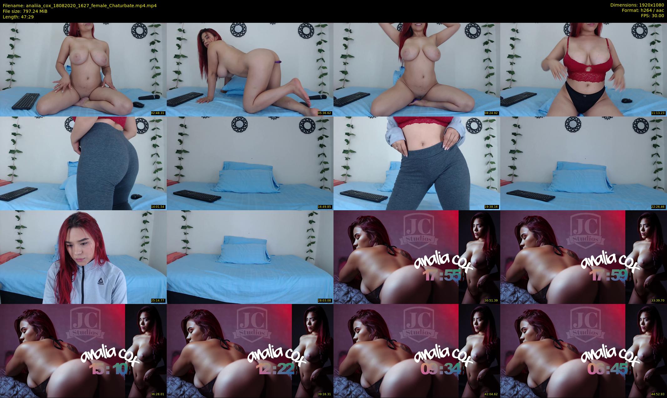 analiia_cox — 48 minute Chaturbate female cam show recording, 1080p, Aug 18, 2020