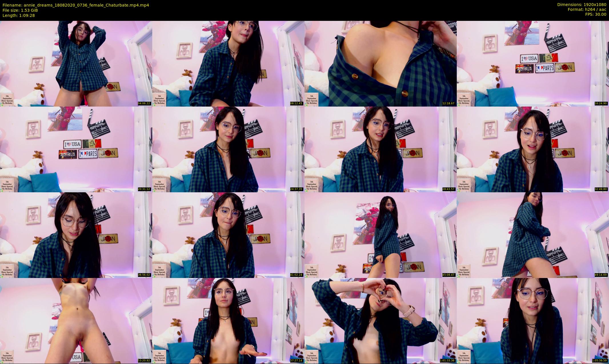 annie_dreams — 70 minute Chaturbate female cam show recording, 1080p, Aug 18, 2020