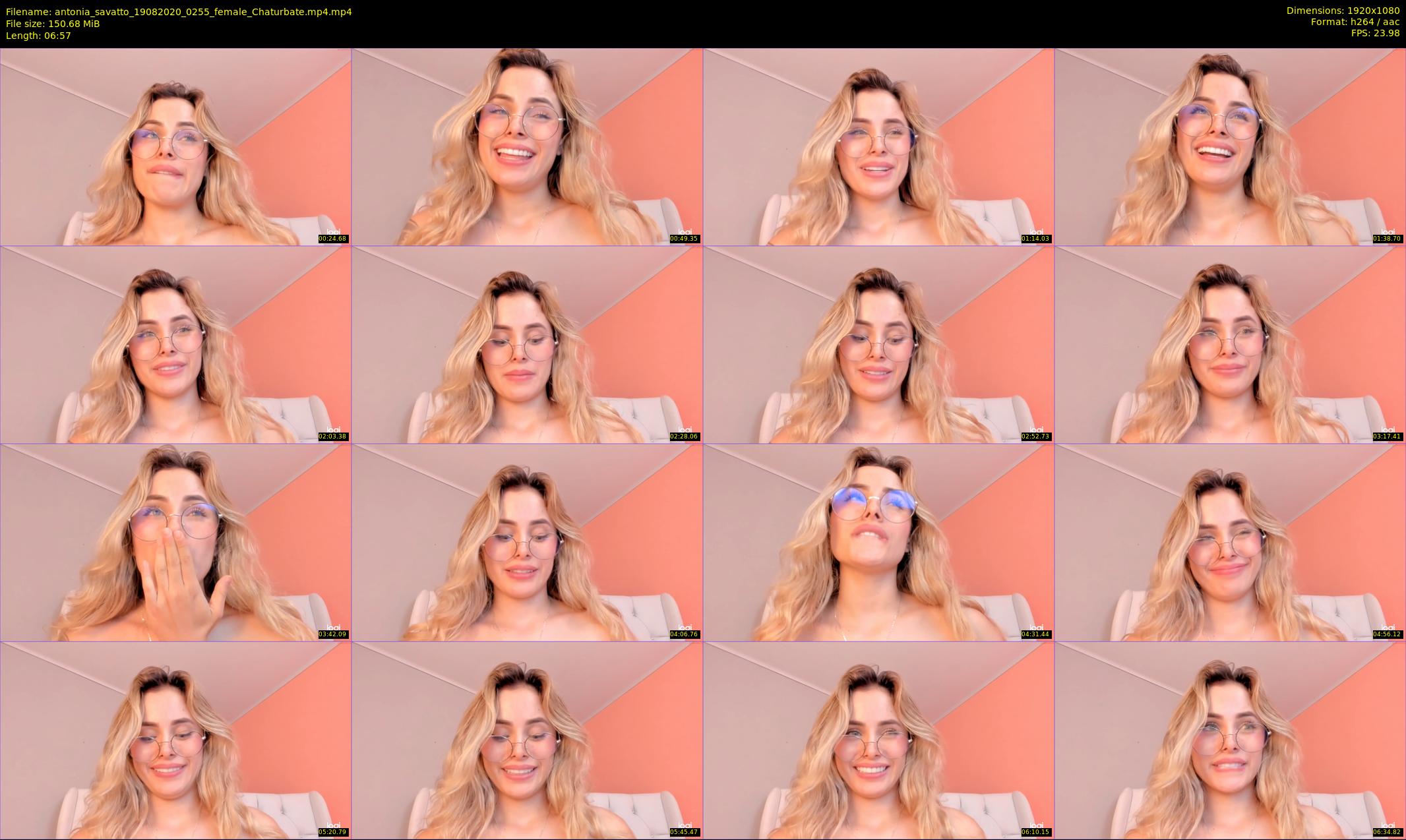 antonia_savatto — 7 minute Chaturbate female cam show recording, 1080p, Aug 19, 2020