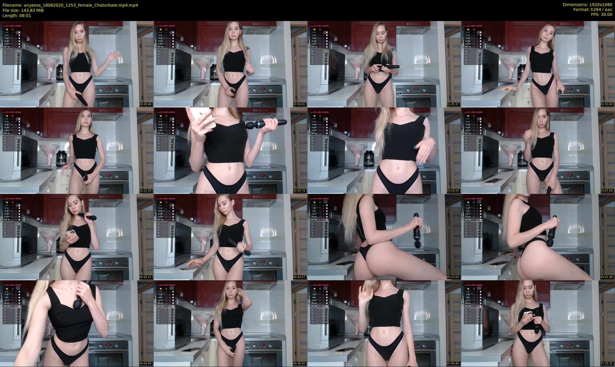 anyeess — 9 minute Chaturbate female cam show recording, 1080p, Aug 18, 2020