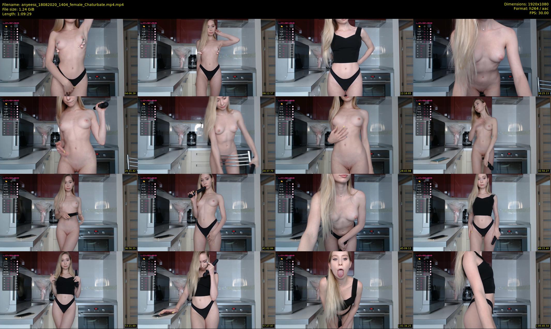 anyeess — 70 minute Chaturbate female cam show recording, 1080p, Aug 18, 2020