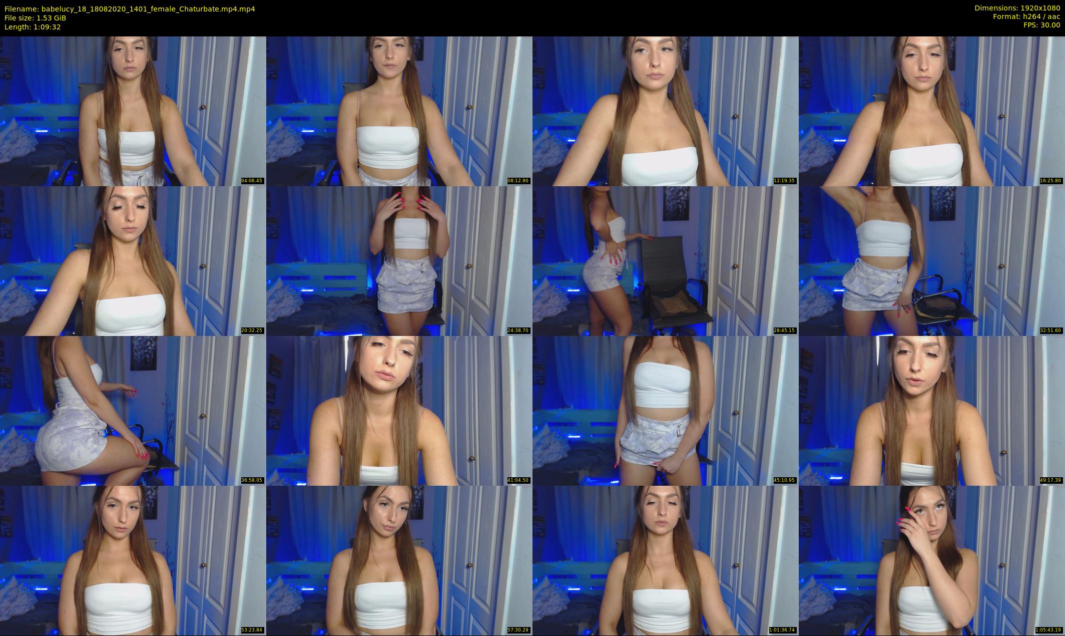babelucy_18 — 70 minute Chaturbate female cam show recording, 1080p, Aug 18, 2020