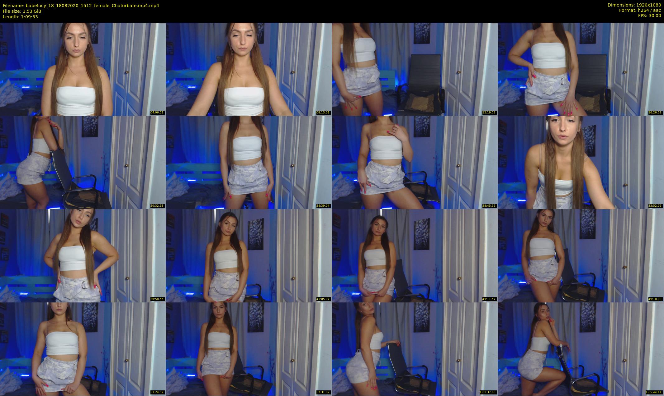babelucy_18 — 70 minute Chaturbate female cam show recording, 1080p, Aug 18, 2020
