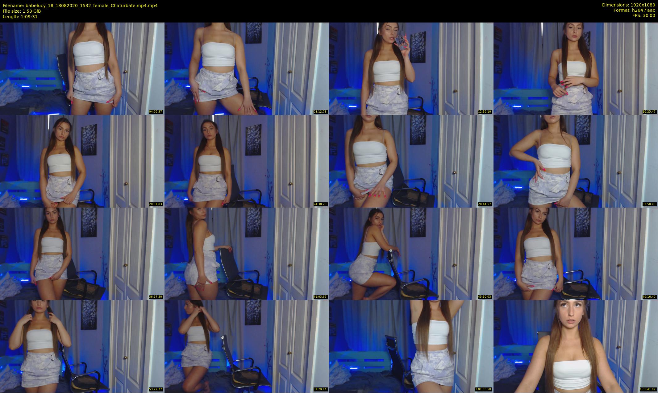babelucy_18 — 70 minute Chaturbate female cam show recording, 1080p, Aug 18, 2020