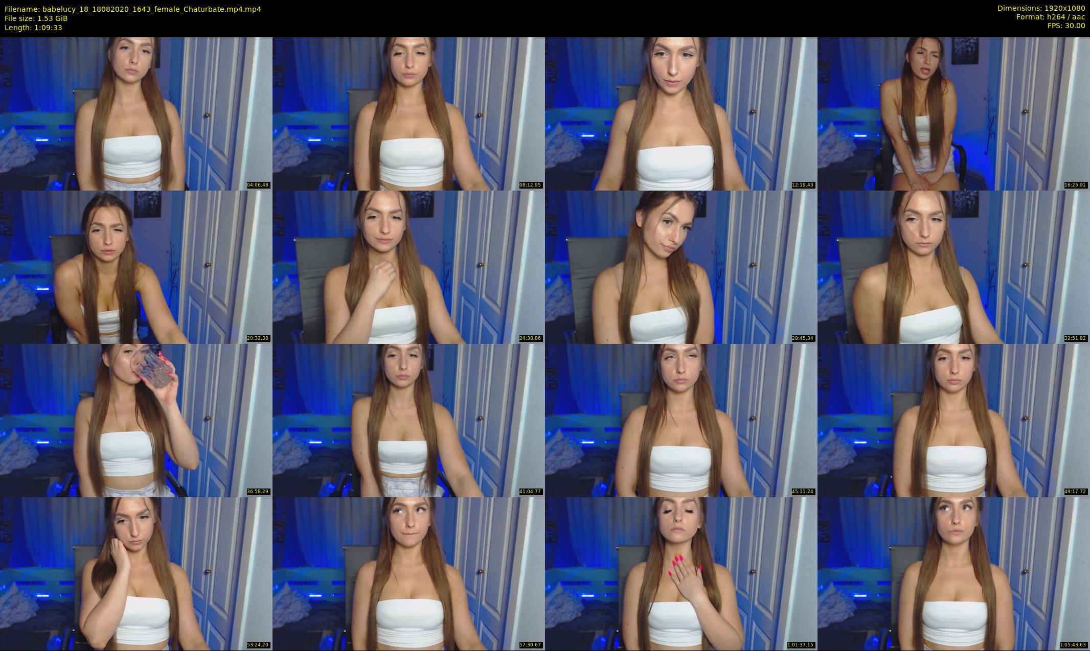 babelucy_18 — 70 minute Chaturbate female cam show recording, 1080p, Aug 18, 2020