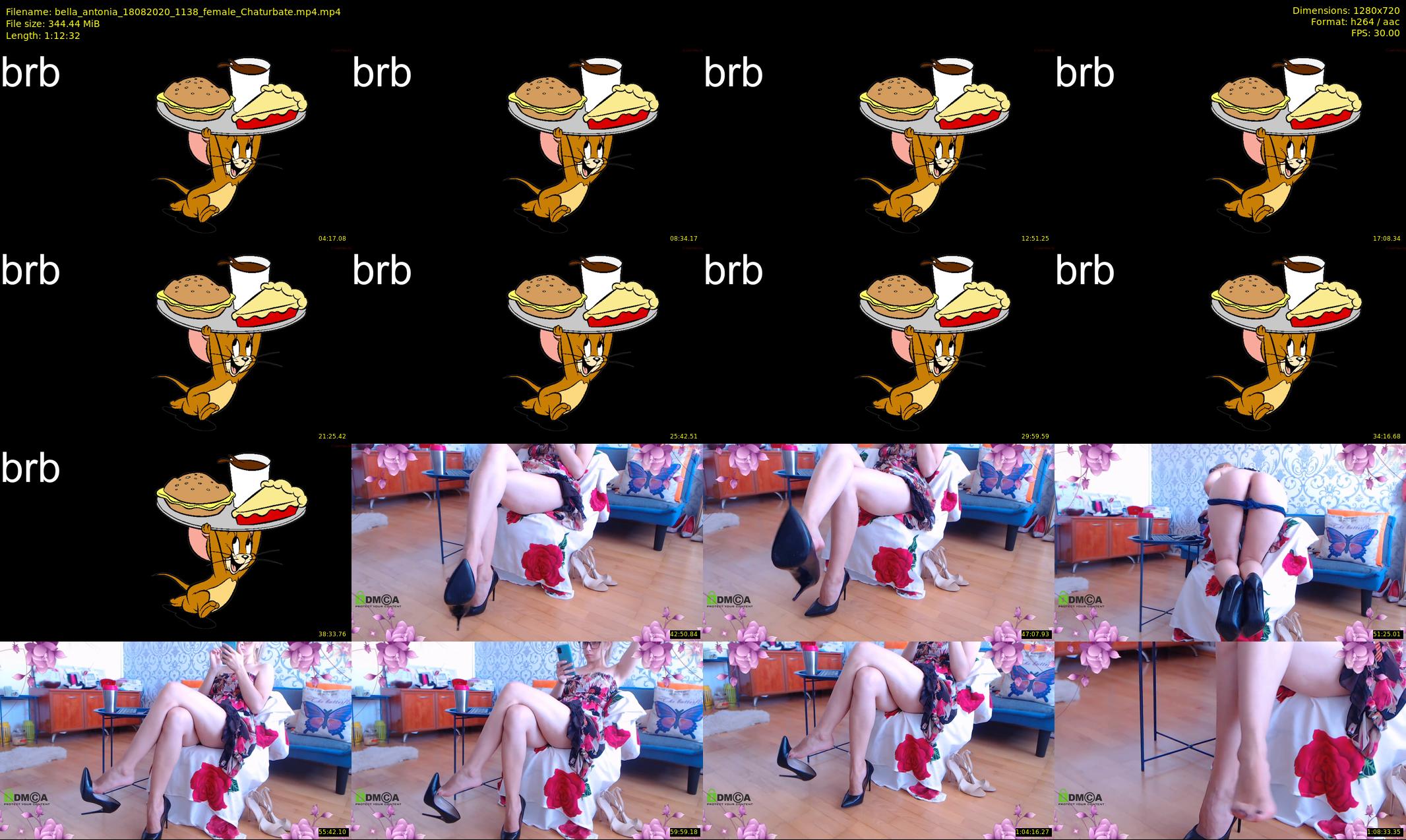 bella_antonia — 73 minute Chaturbate female cam show recording, 720p, Aug 18, 2020