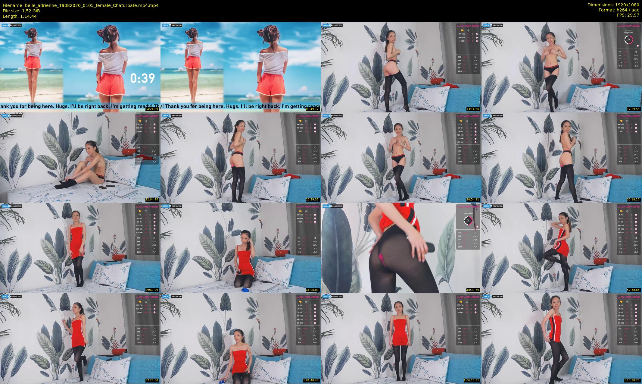 belle_adrienne — 75 minute Chaturbate couple cam show recording, 1080p, Aug 19, 2020