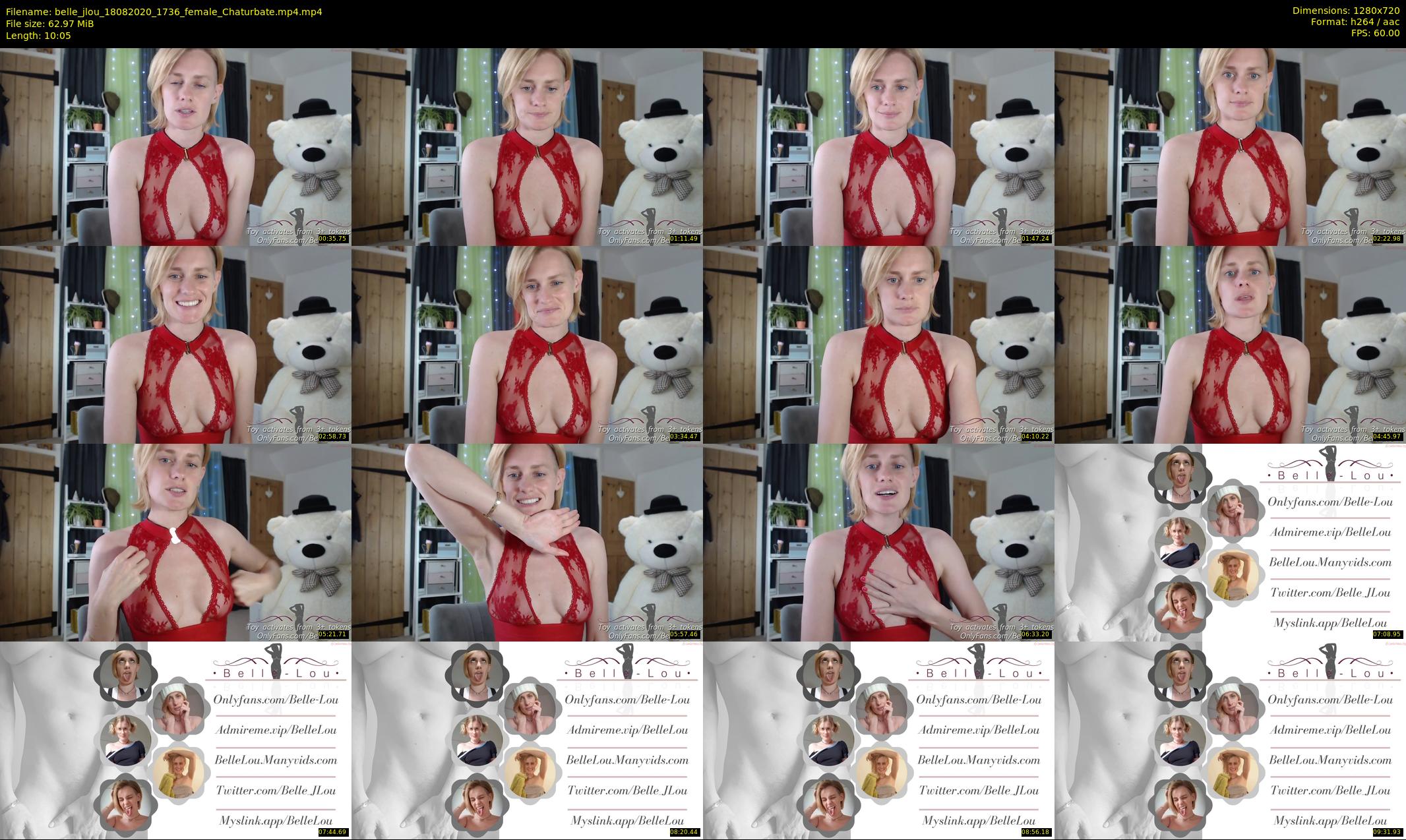 belle_jlou — 11 minute Chaturbate female cam show recording, 720p, Aug 18, 2020