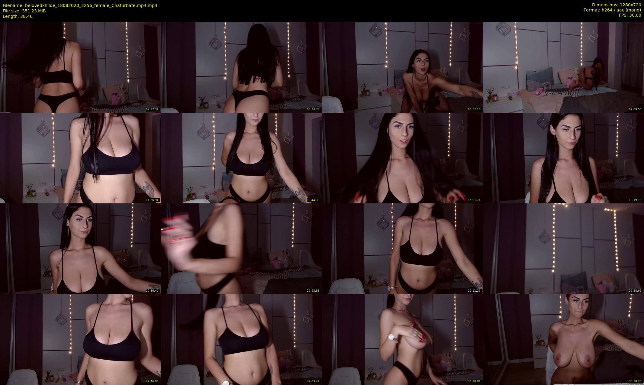 belovedkhlloe — 39 minute Chaturbate female cam show recording, 720p, Aug 18, 2020