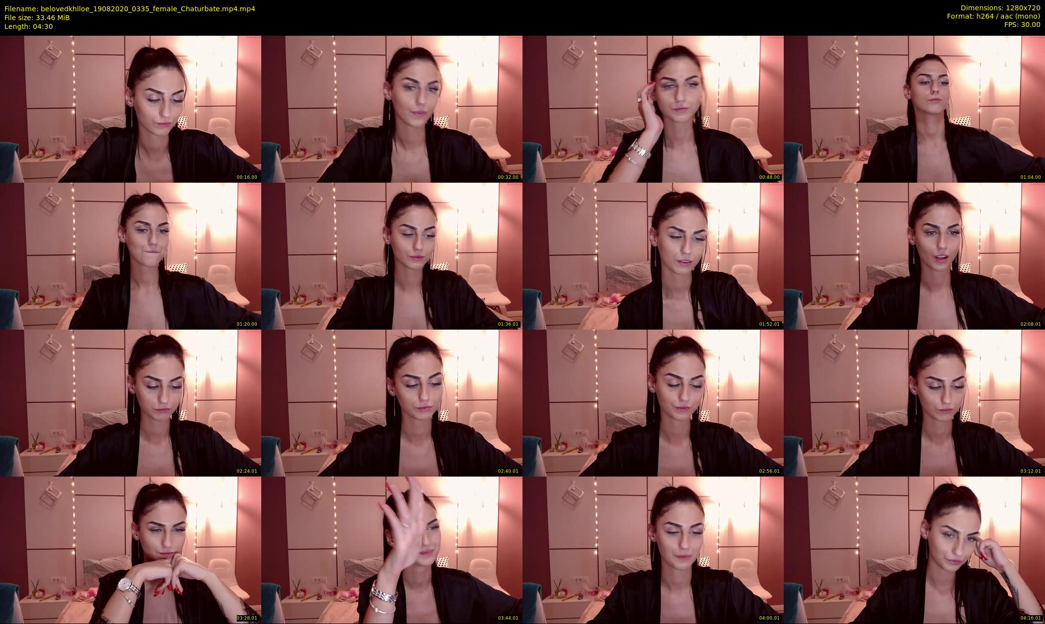 belovedkhlloe — 5 minute Chaturbate female cam show recording, 720p, Aug 19, 2020