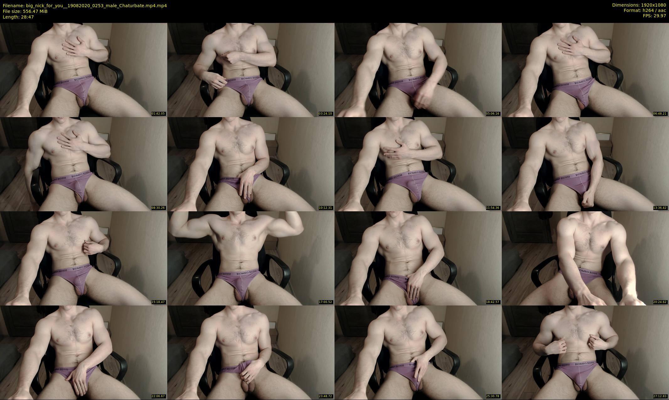 big_nick_for_you_ — 29 minute Chaturbate male cam show recording, 1080p, Aug 19, 2020