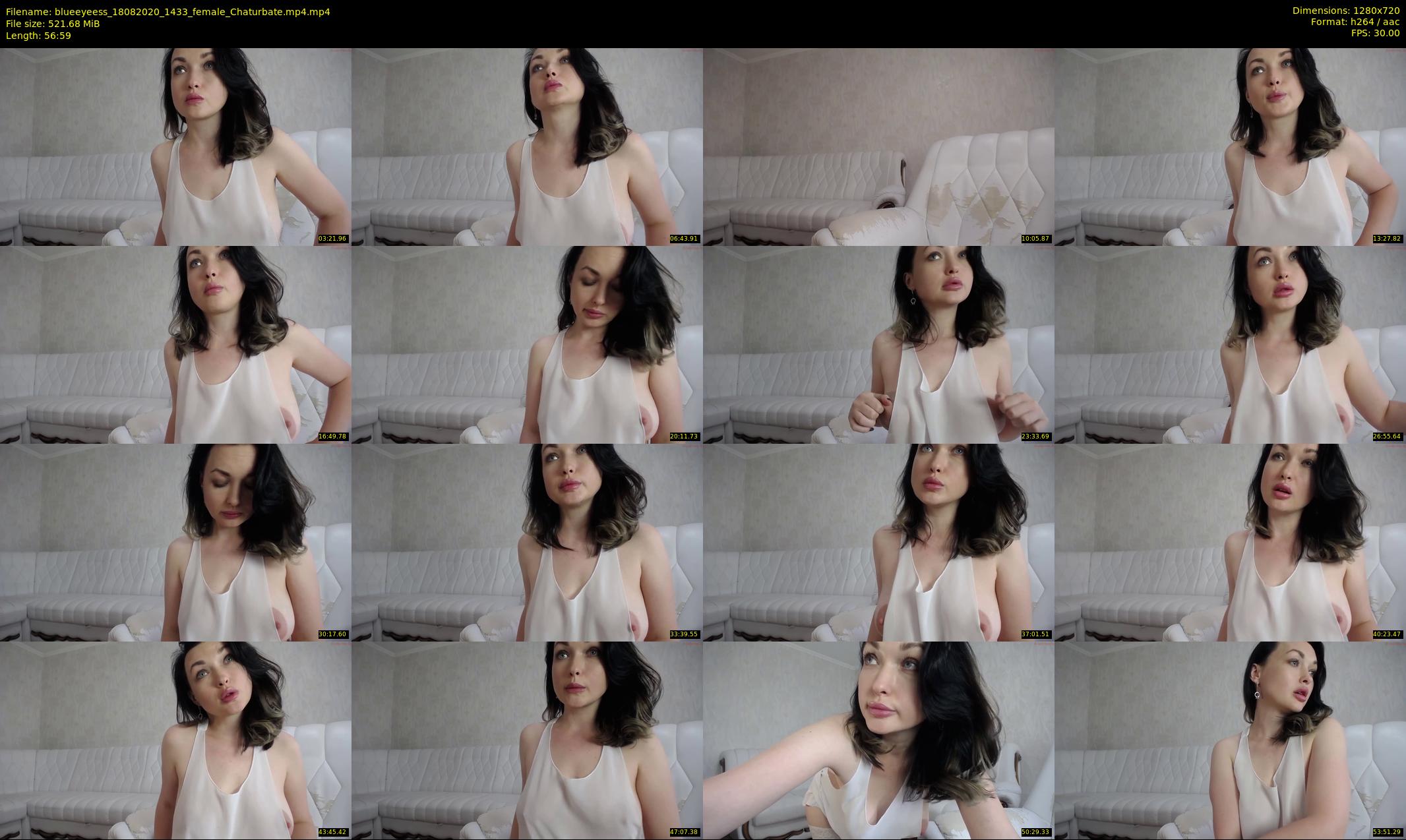 blueeyeess — 57 minute Chaturbate female cam show recording, 720p, Aug 18, 2020