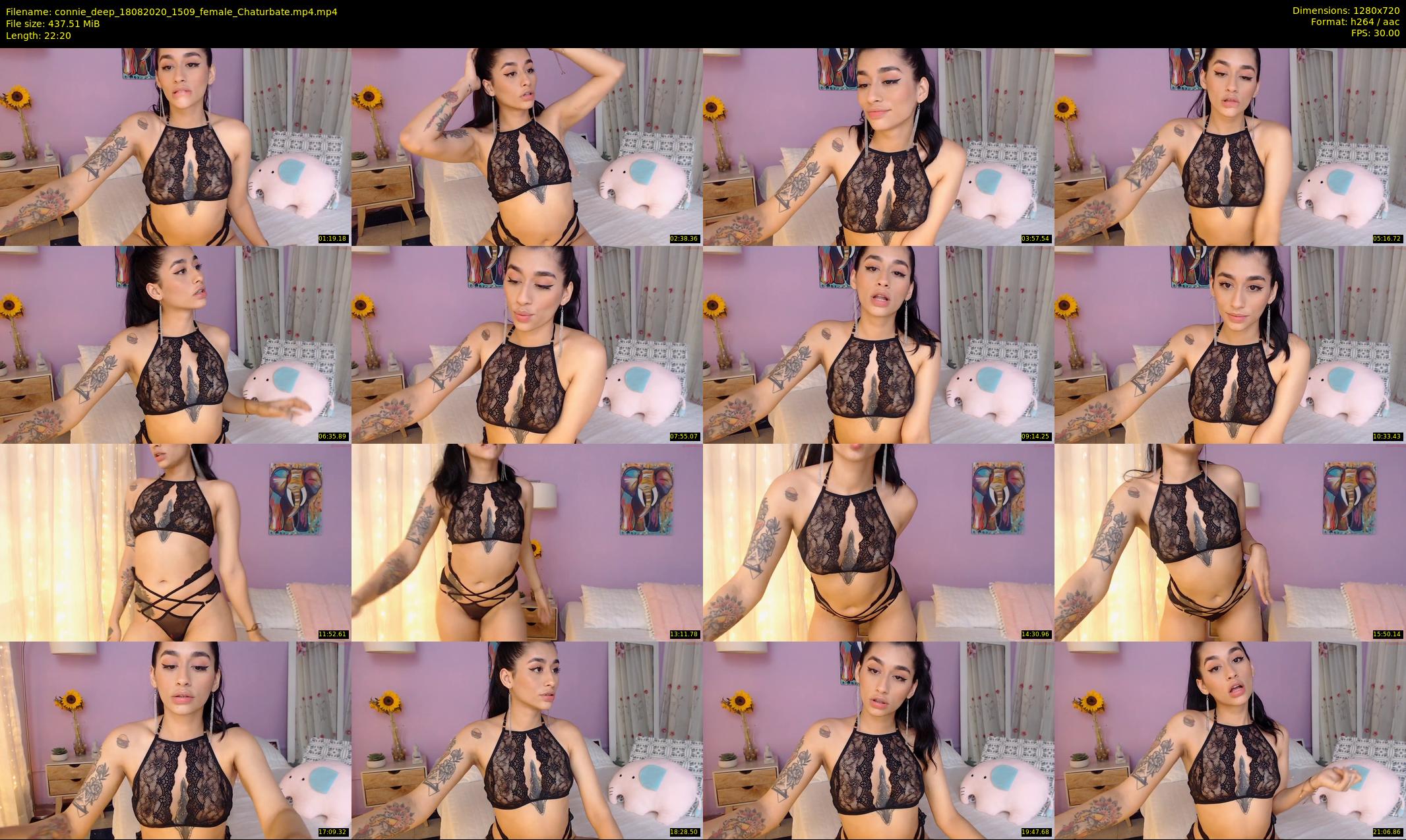 connie_deep — 23 minute Chaturbate female cam show recording, 720p, Aug 18, 2020