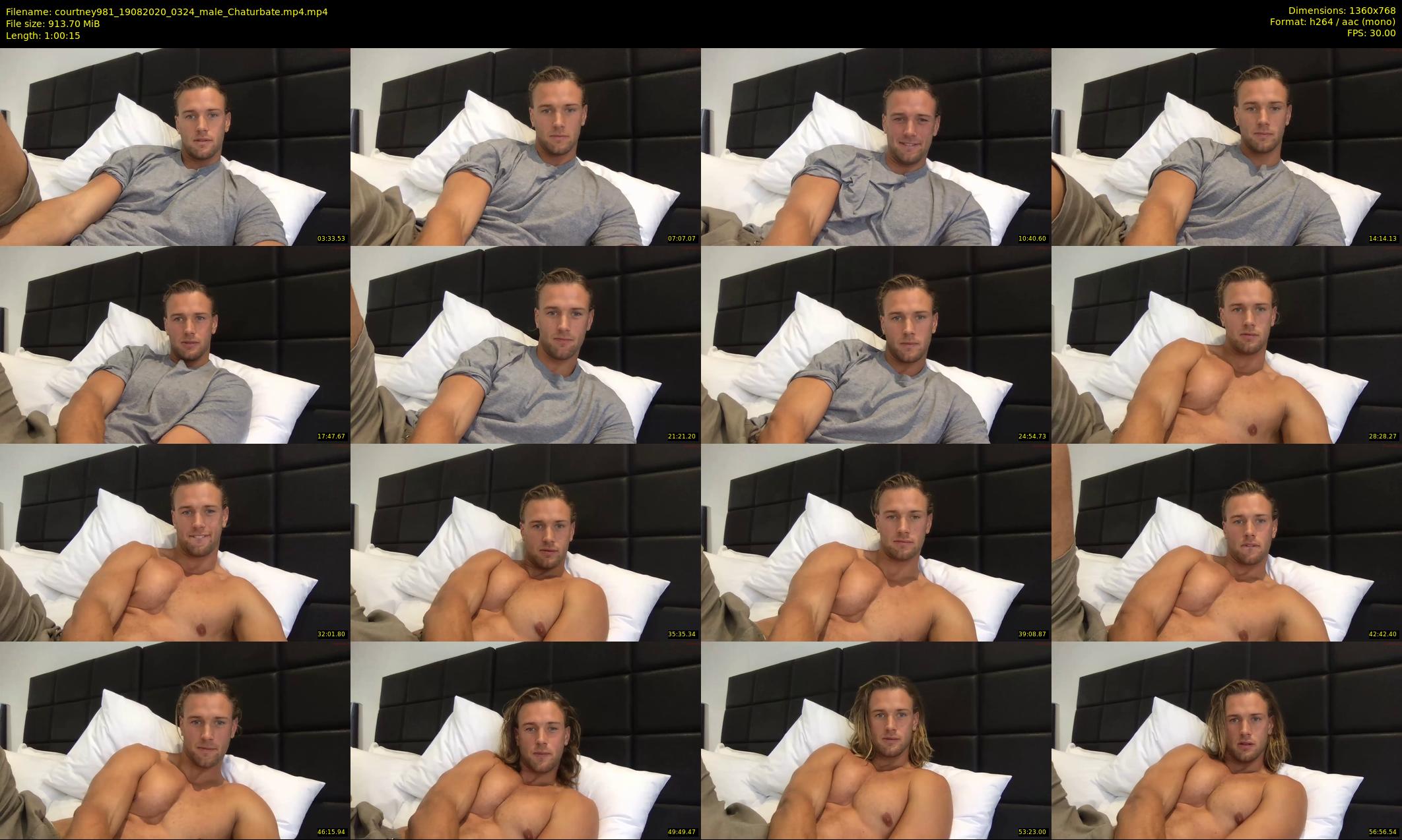 courtney981 — 61 minute Chaturbate male cam show recording, 720p, Aug 19, 2020