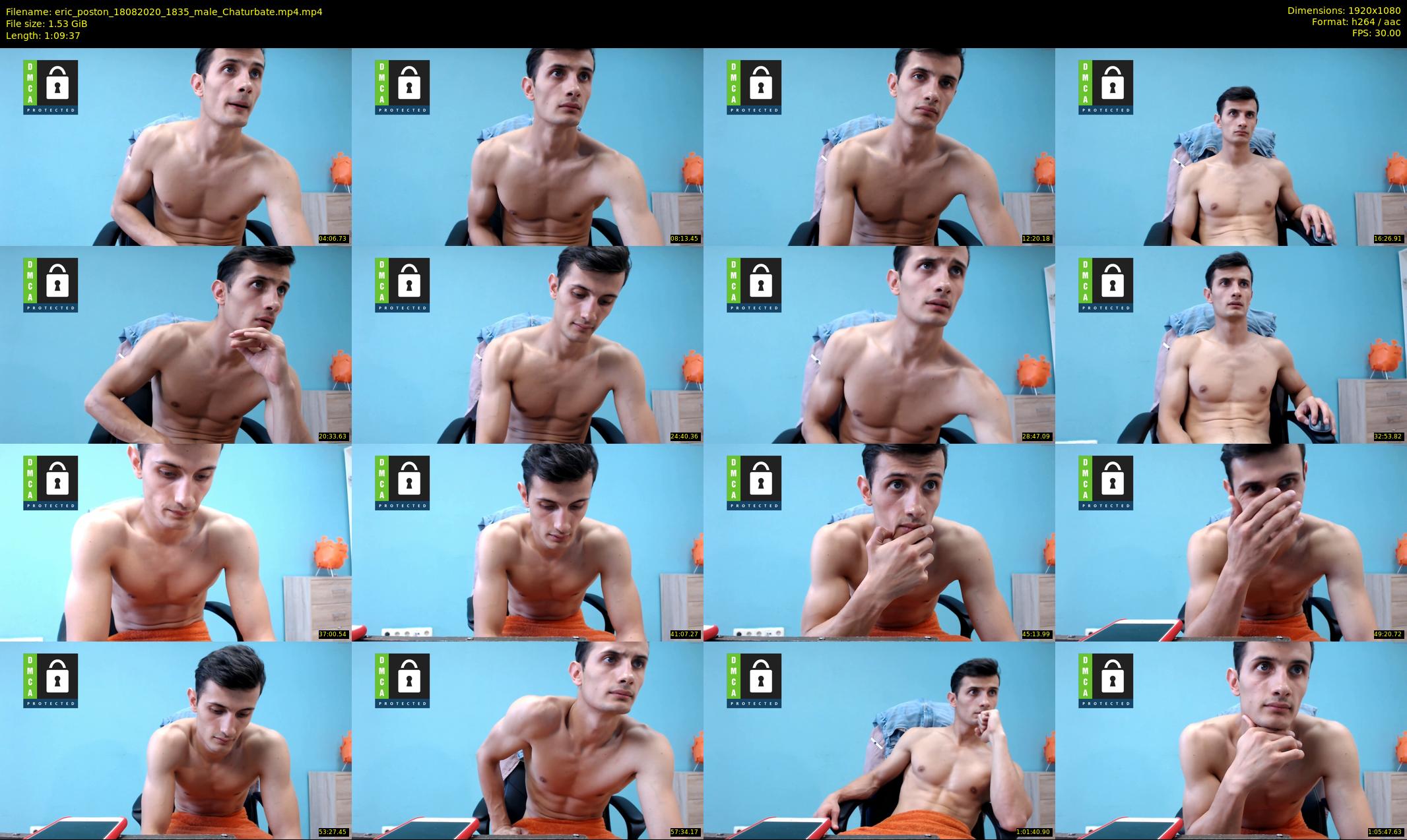 eric_poston — 70 minute Chaturbate male cam show recording, 1080p, Aug 18, 2020