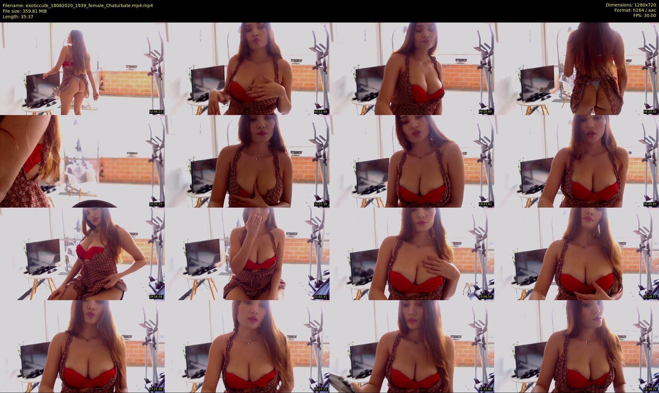 exoticcute — 36 minute Chaturbate female cam show recording, 720p, Aug 18, 2020