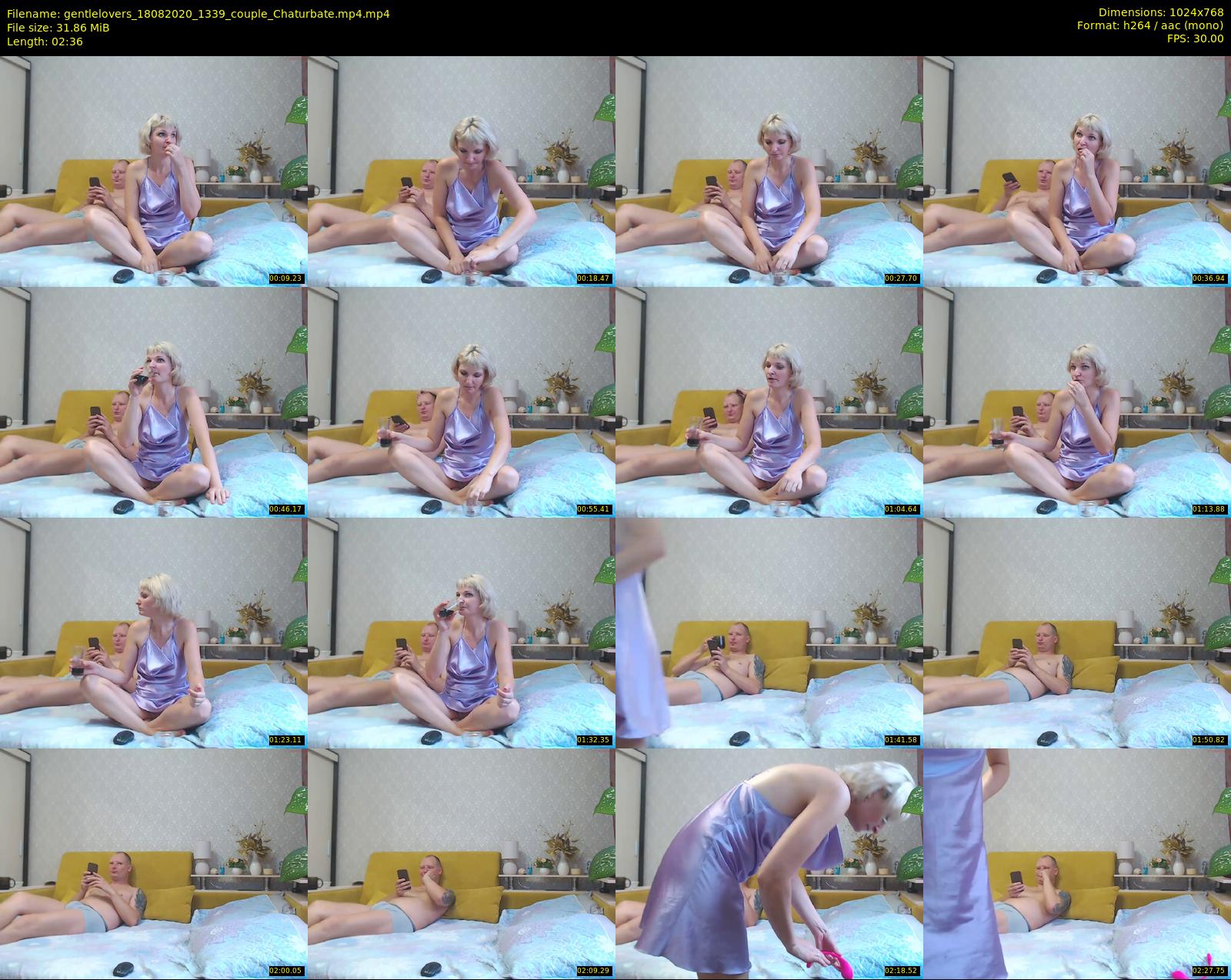 gentlelovers — 3 minute Chaturbate couple cam show recording, 720p, Aug 18, 2020