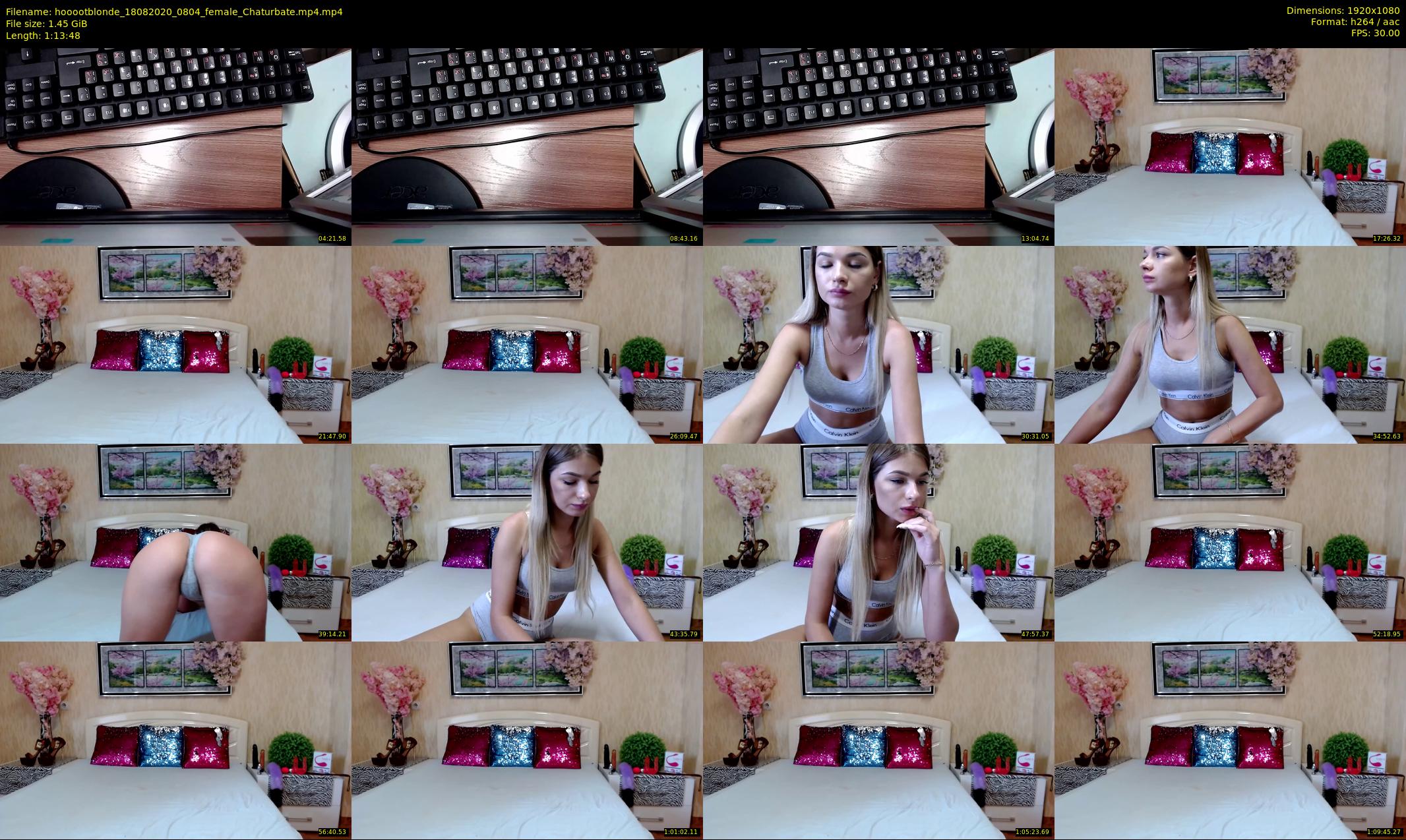 hooootblonde — 74 minute Chaturbate female cam show recording, 1080p, Aug 18, 2020