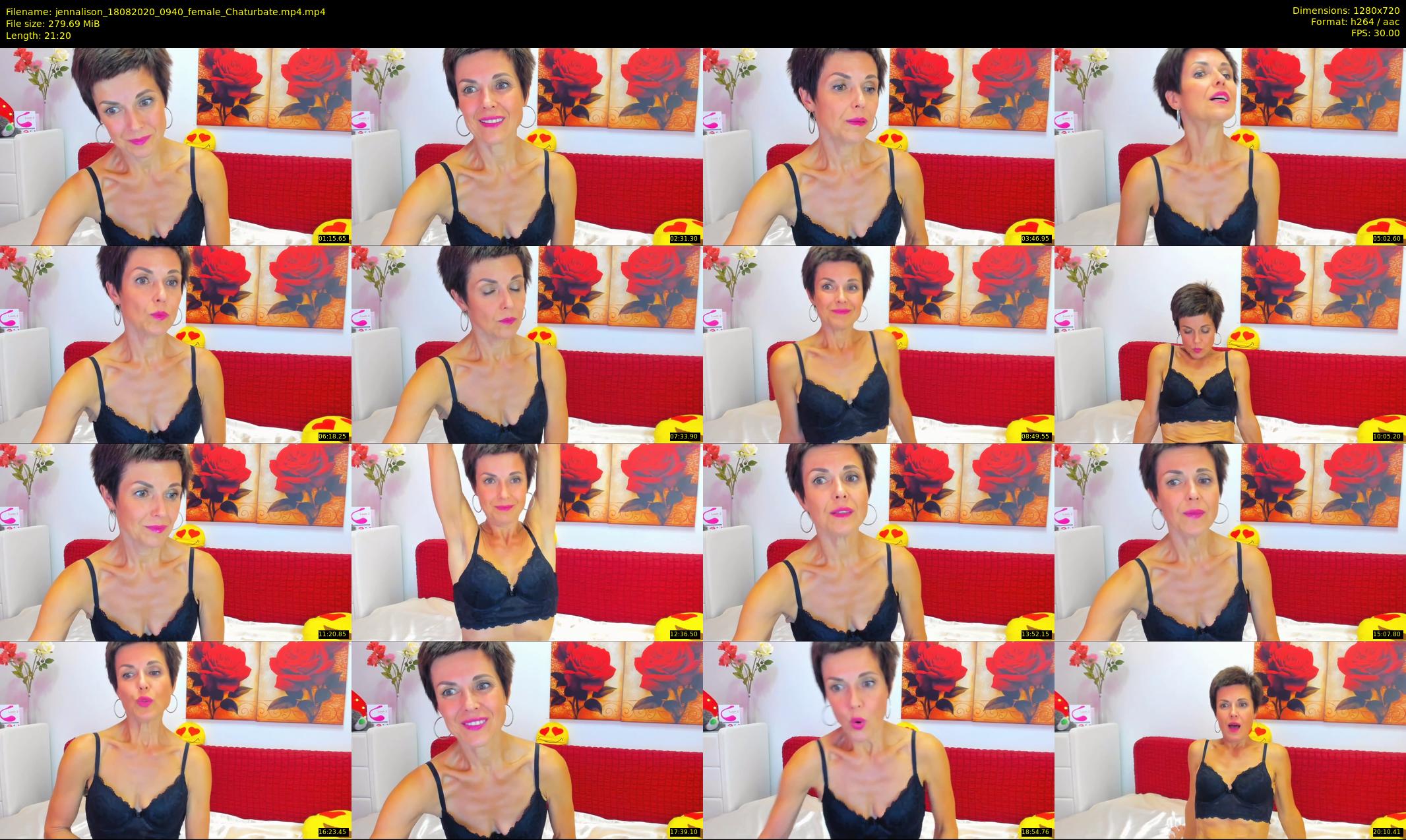 jennalison — 22 minute Chaturbate female cam show recording, 720p, Aug 18, 2020