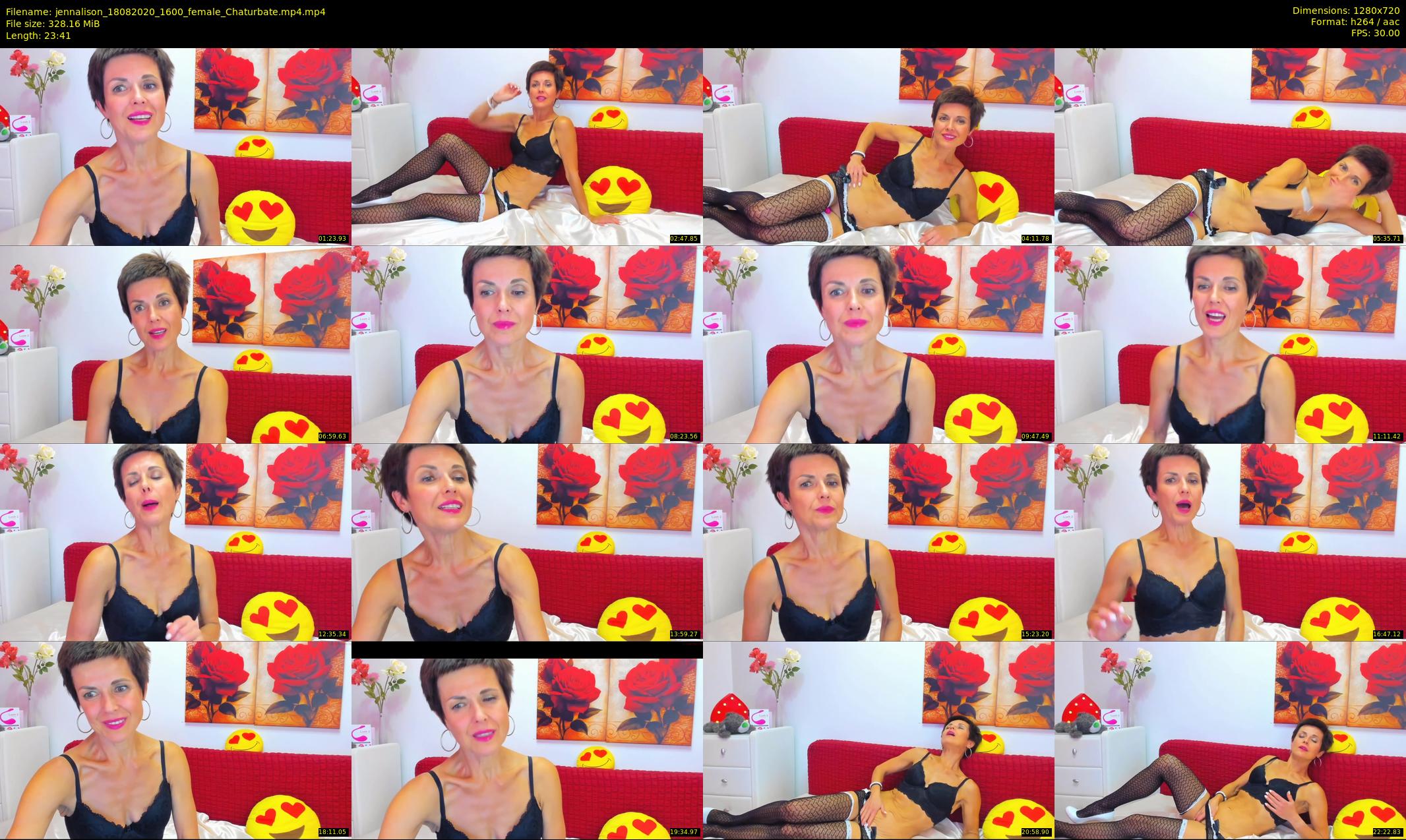 jennalison — 24 minute Chaturbate female cam show recording, 720p, Aug 18, 2020