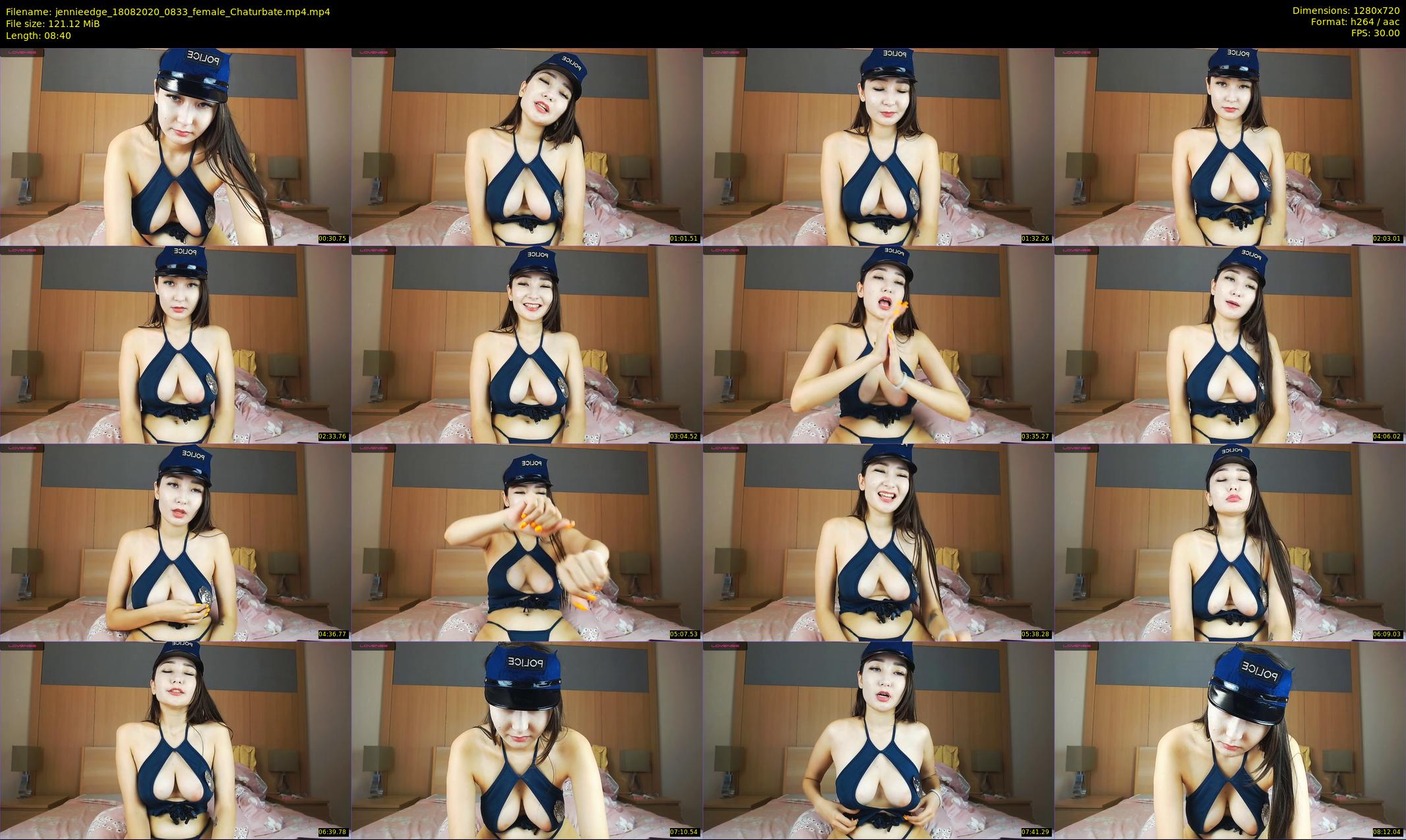 jennieedge — 9 minute Chaturbate female cam show recording, 720p, Aug 18, 2020