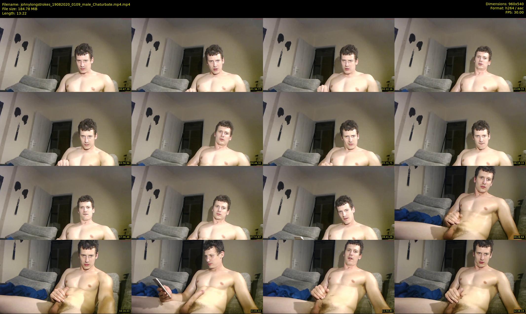 johnylongstrokes — 14 minute Chaturbate male cam show recording, 480p, Aug 19, 2020
