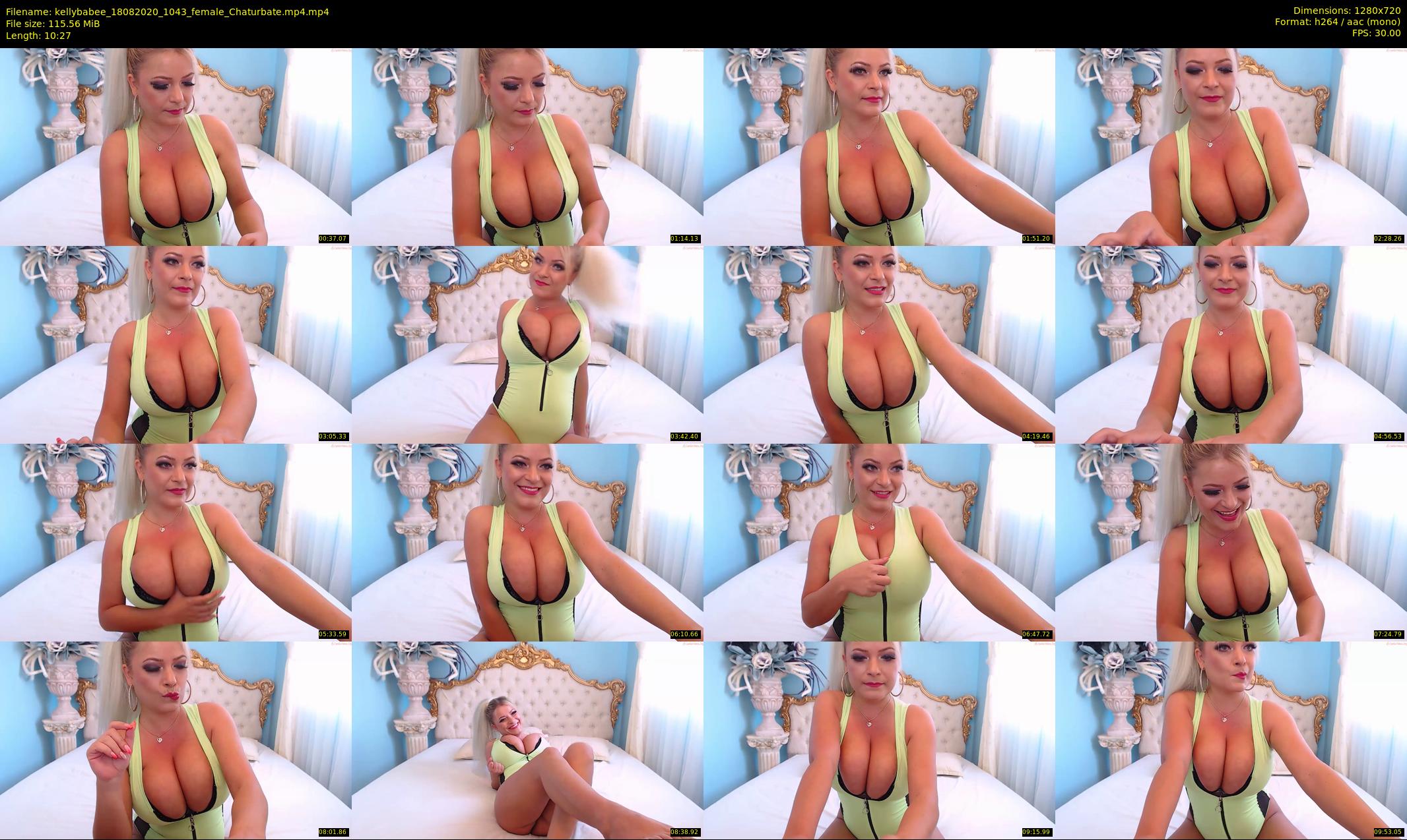 kellybabee — 11 minute Chaturbate female cam show recording, 720p, Aug 18, 2020