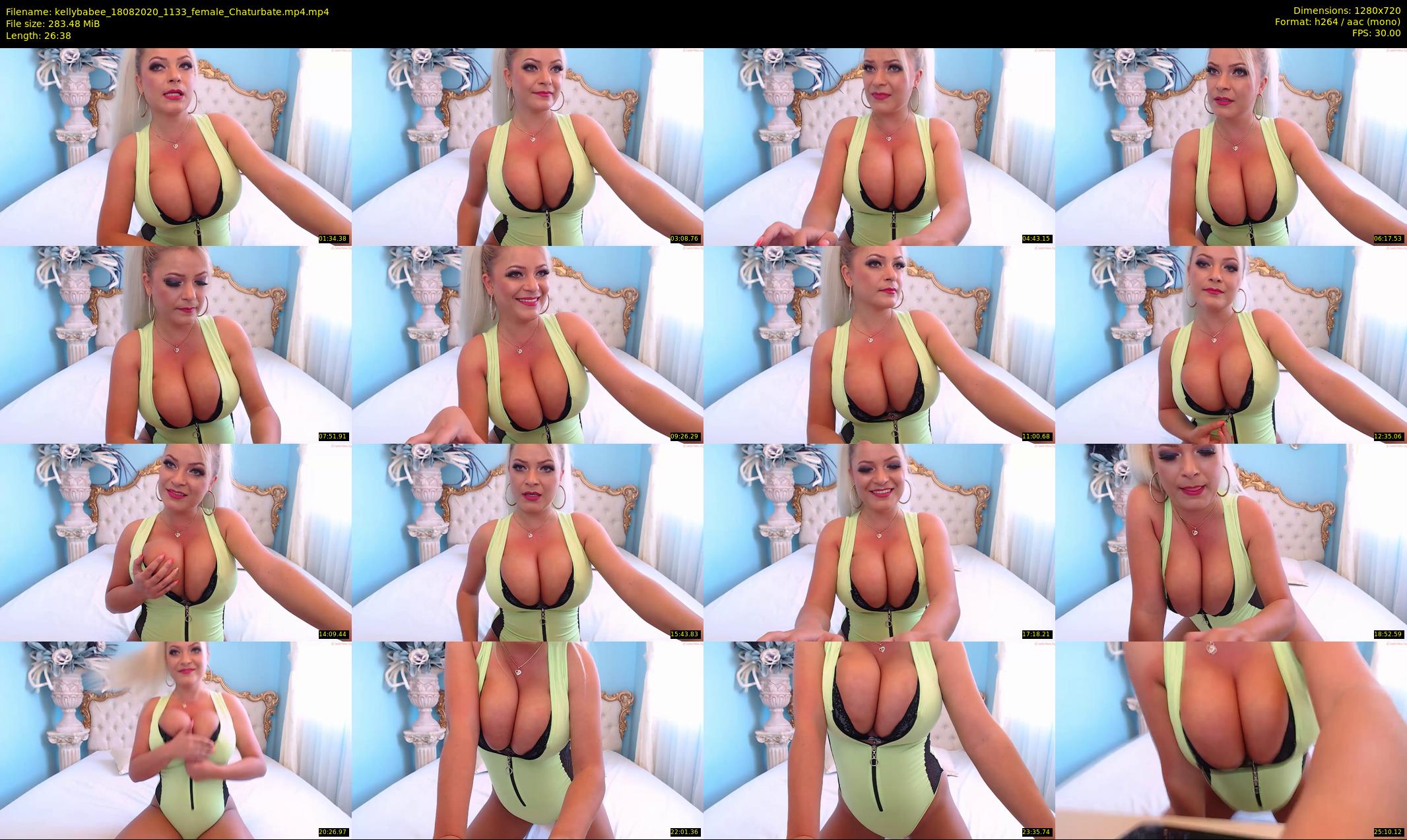 kellybabee — 27 minute Chaturbate female cam show recording, 720p, Aug 18, 2020