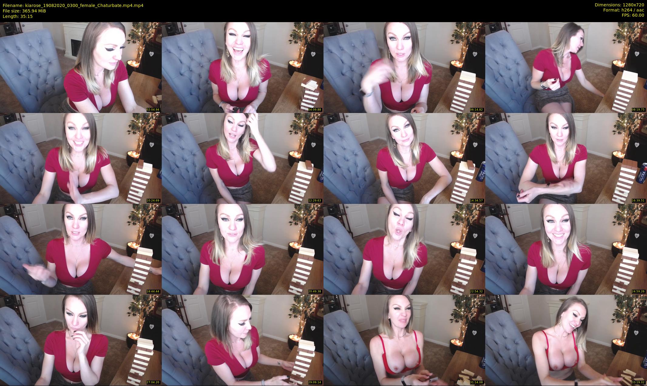 kiarose — 36 minute Chaturbate female cam show recording, 720p, Aug 19, 2020