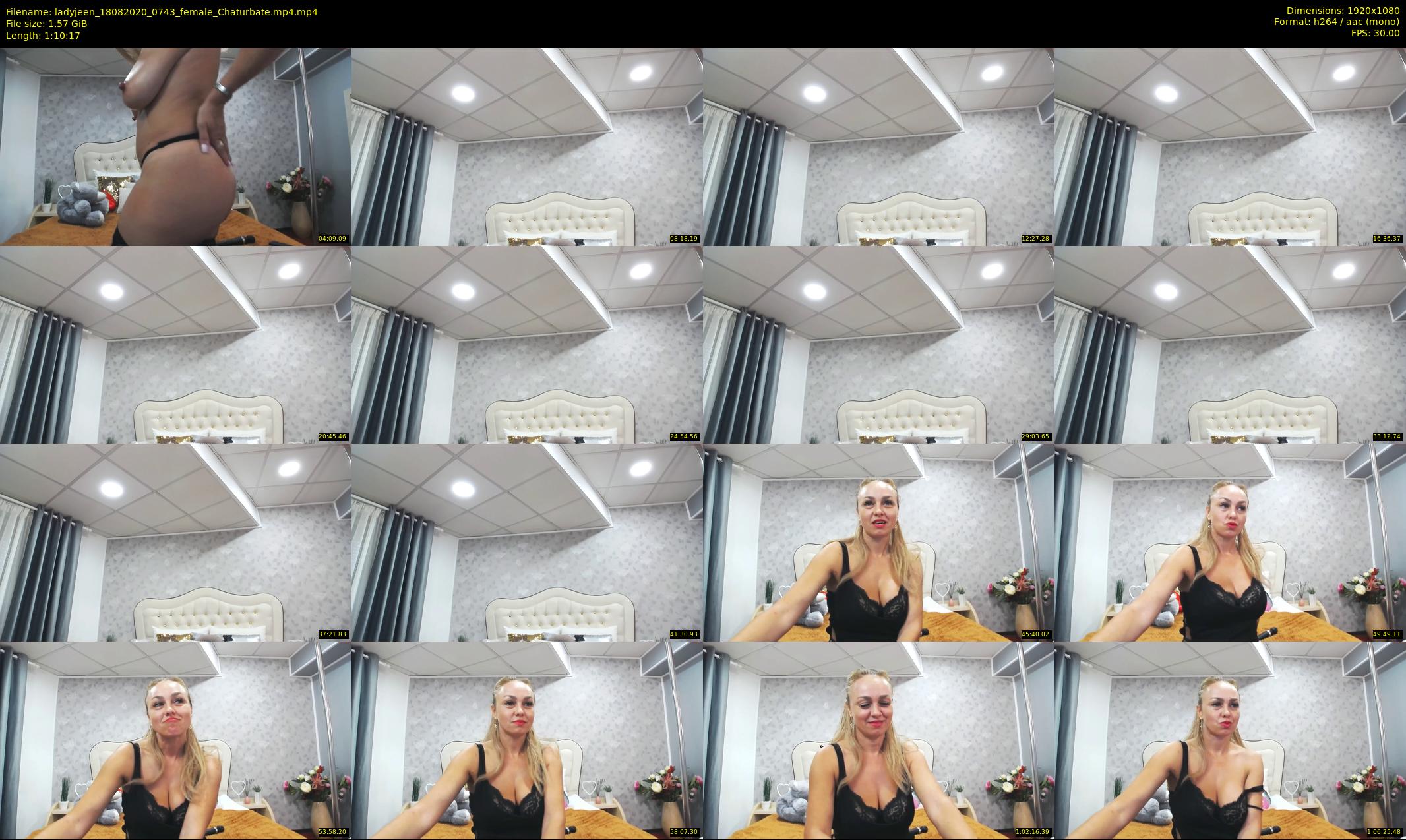 ladyjeen — 71 minute Chaturbate female cam show recording, 1080p, Aug 18, 2020
