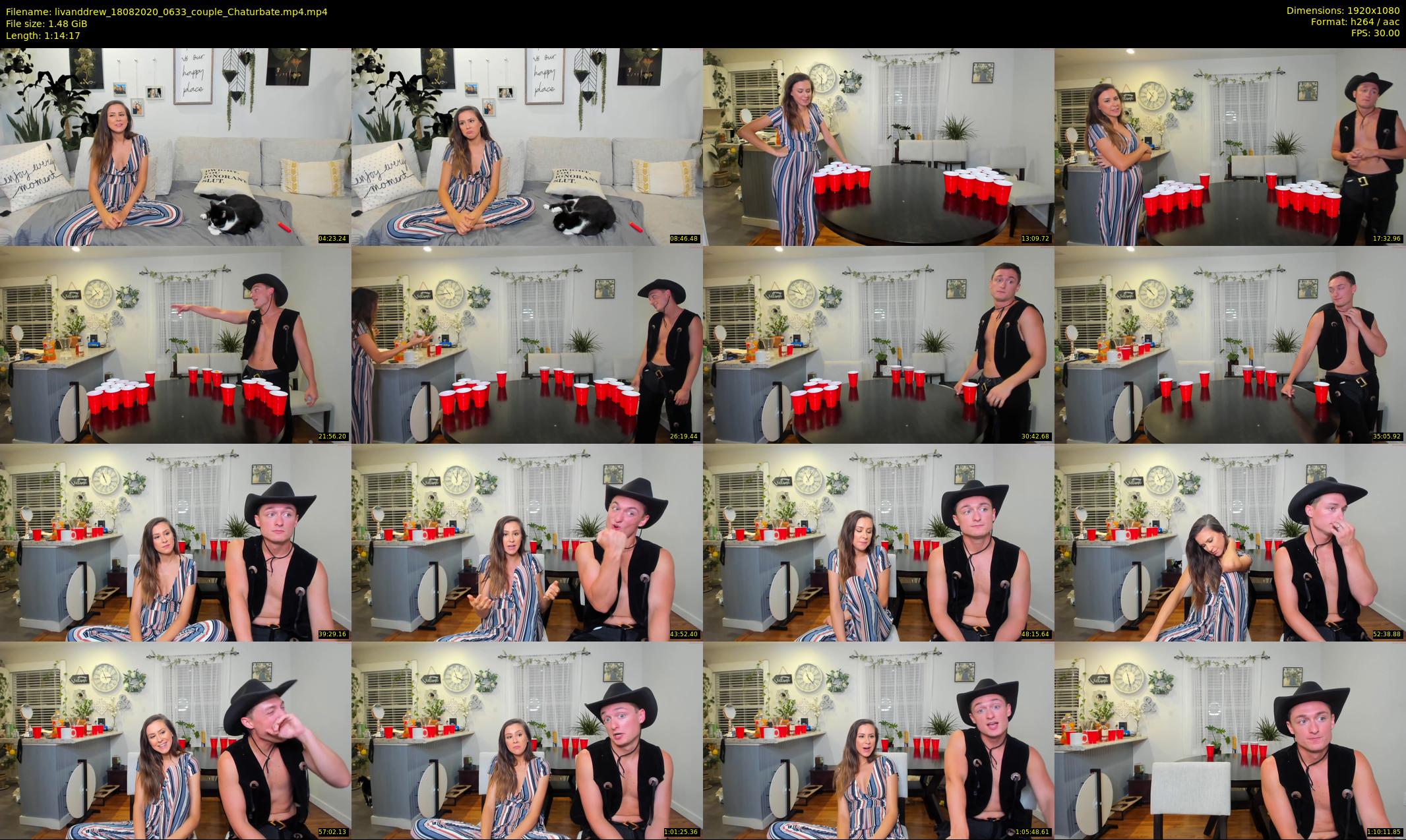 livanddrew — 75 minute Chaturbate couple cam show recording, 1080p, Aug 18, 2020